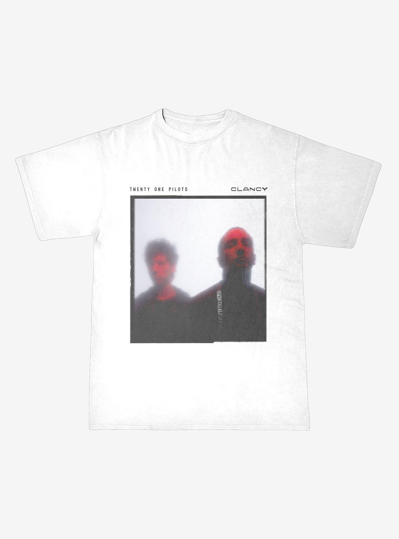Twenty One Pilots Clancy Blurry Boyfriend Fit Girls T-Shirt, , hi-res