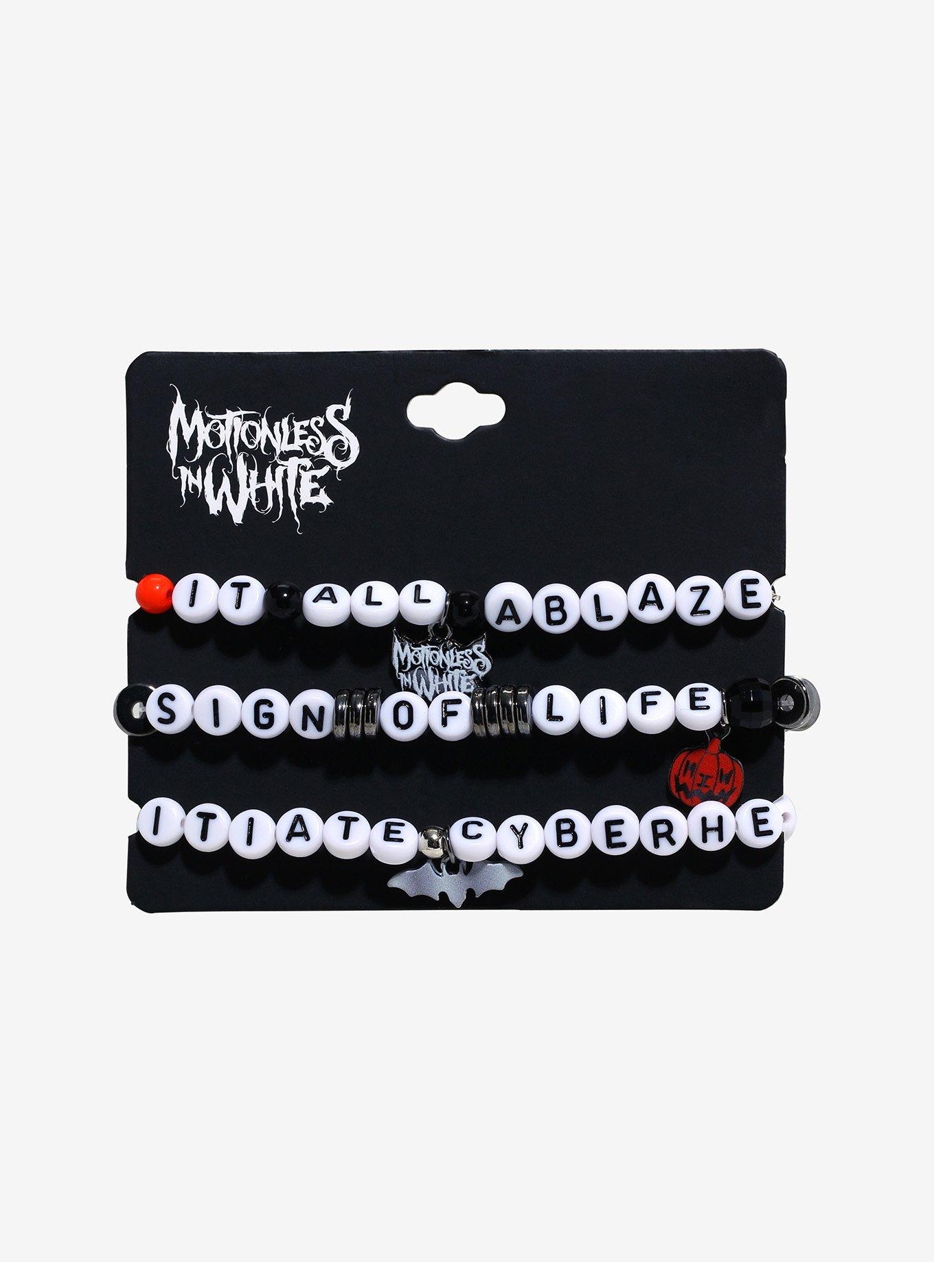 Motionless In White Beaded Bracelet Set, , hi-res