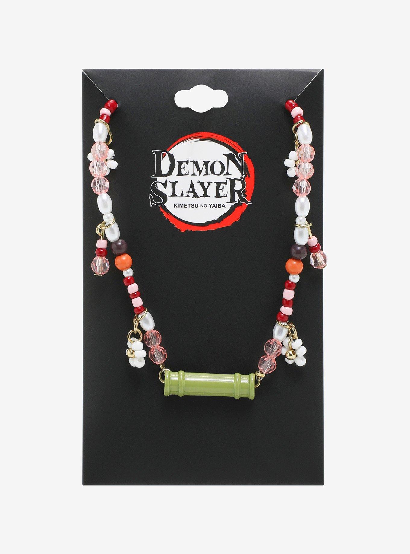 Demon Slayer: Kimetsu No Yaiba Nezuko Bead Choker, , hi-res