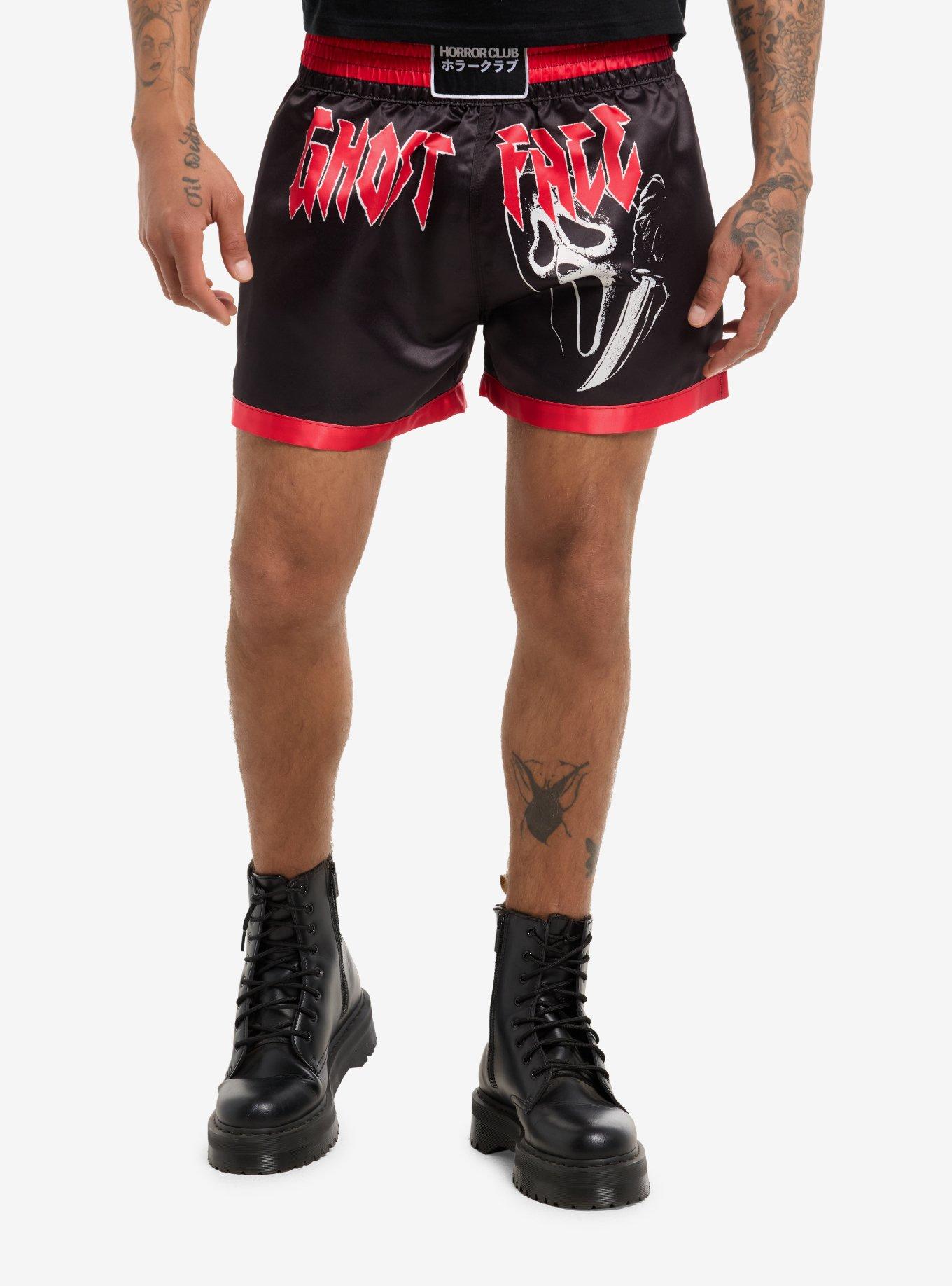Ghost Face Dagger Boxing Shorts | Hot Topic