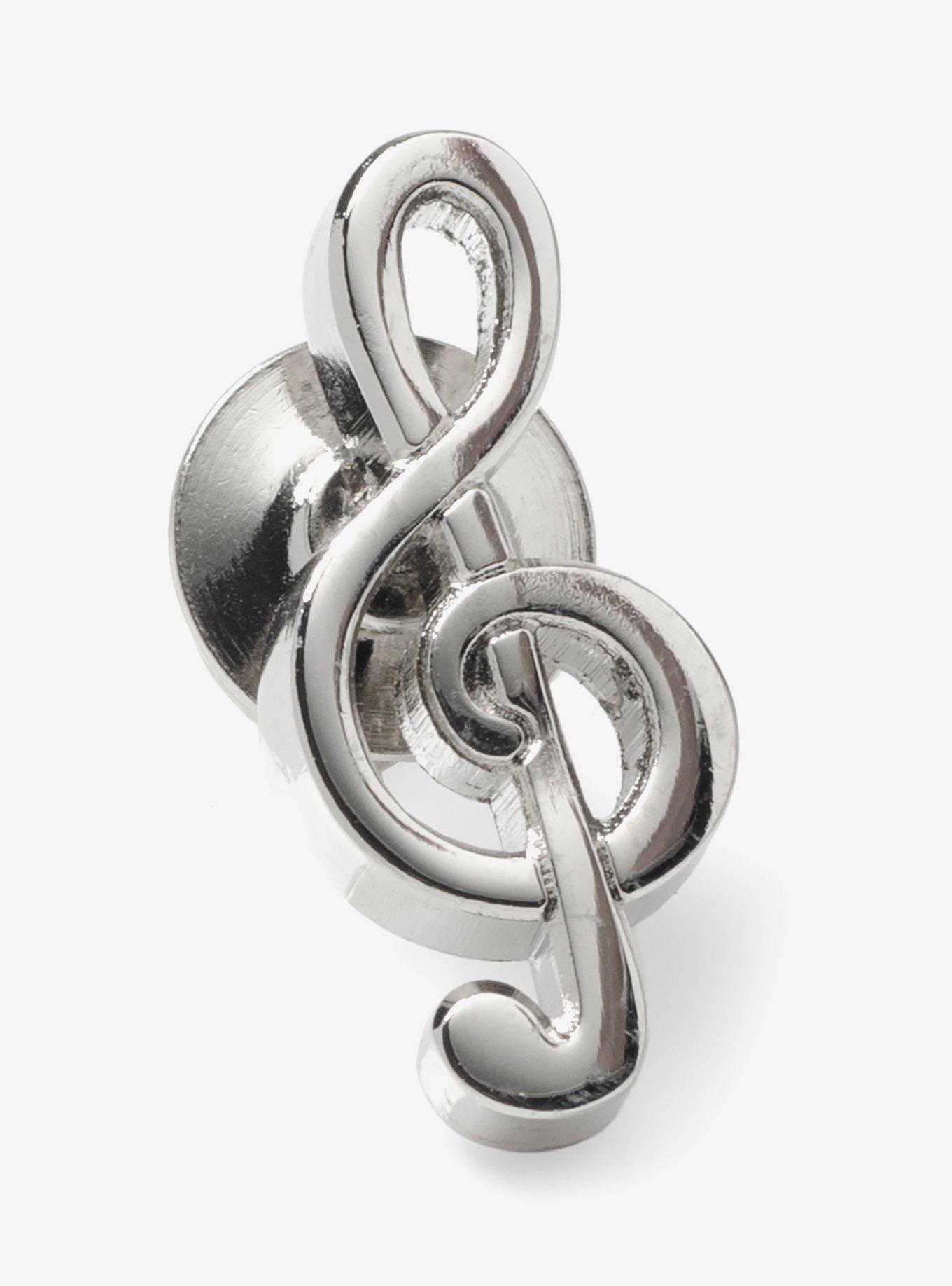 Musical Symbol Lapel Pin, , hi-res