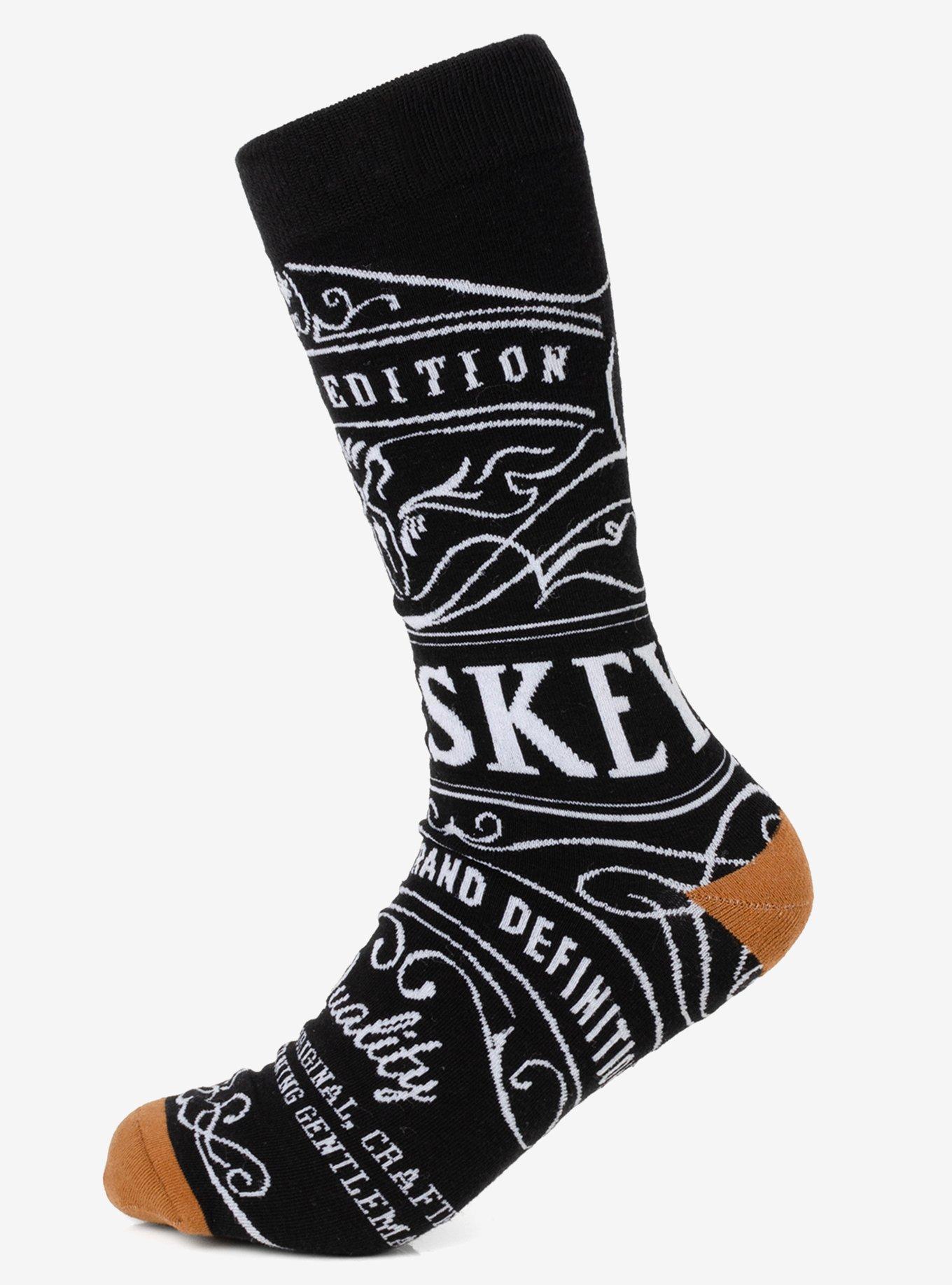 Whiskey Original Black Men's Socks, , hi-res