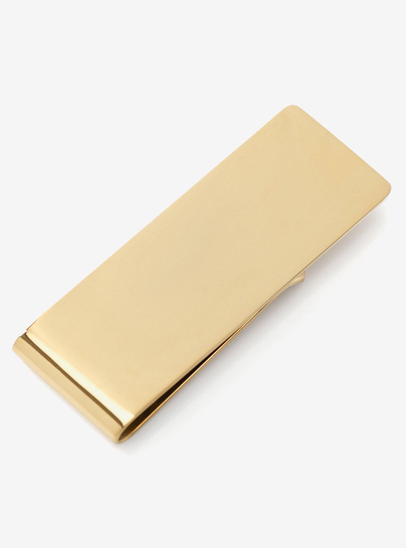 Stainless Steel Gold Engravable Money Clip, , hi-res