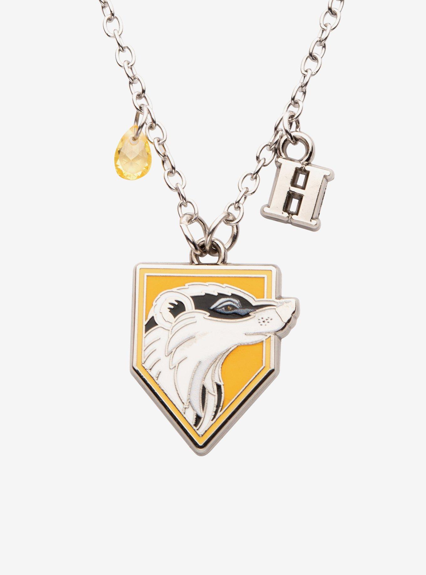 Harry Potter Hufflepuff Pendant Necklace, , hi-res