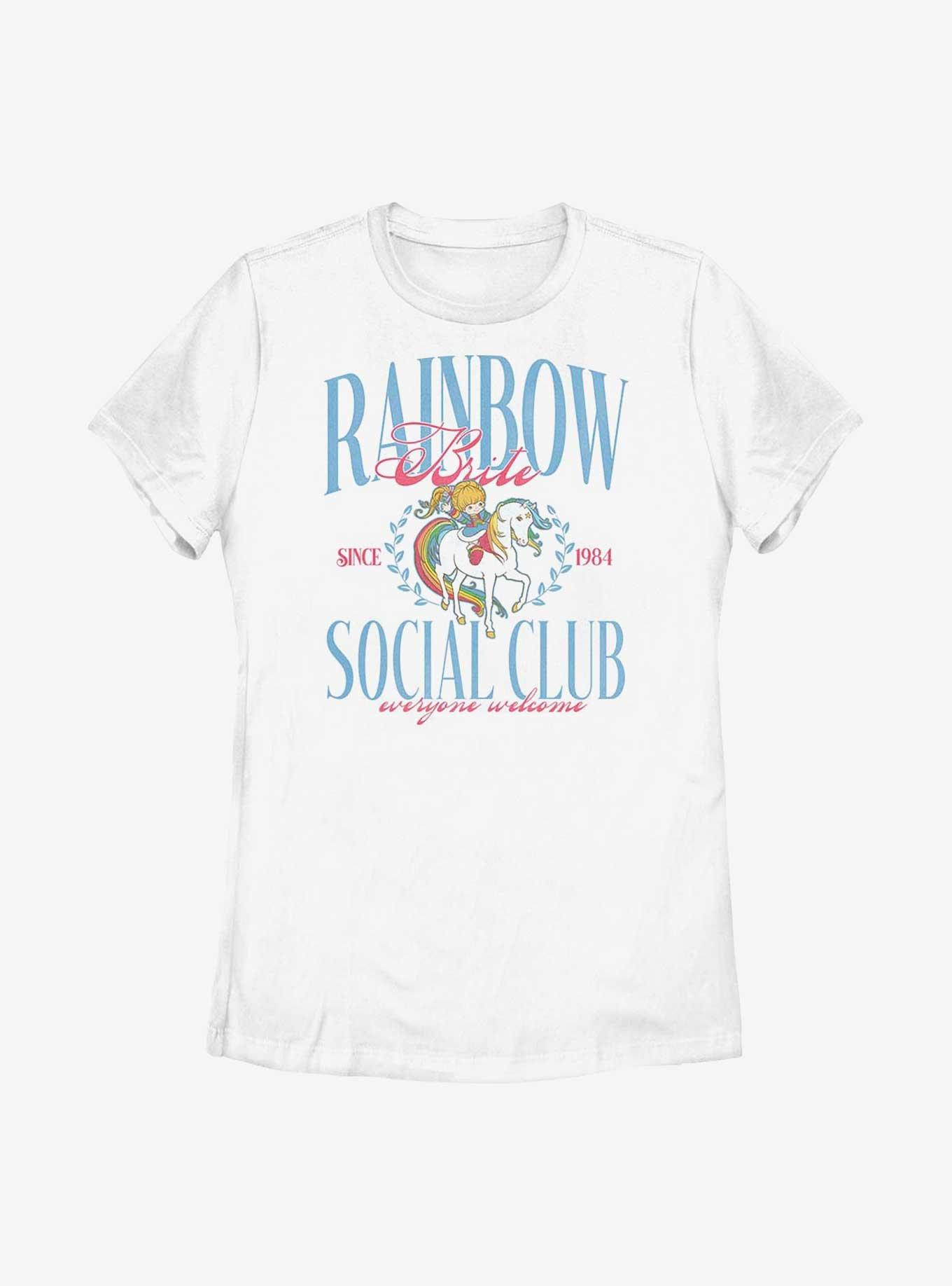 Rainbow Brite Social Club Womens T-Shirt, WHITE, hi-res