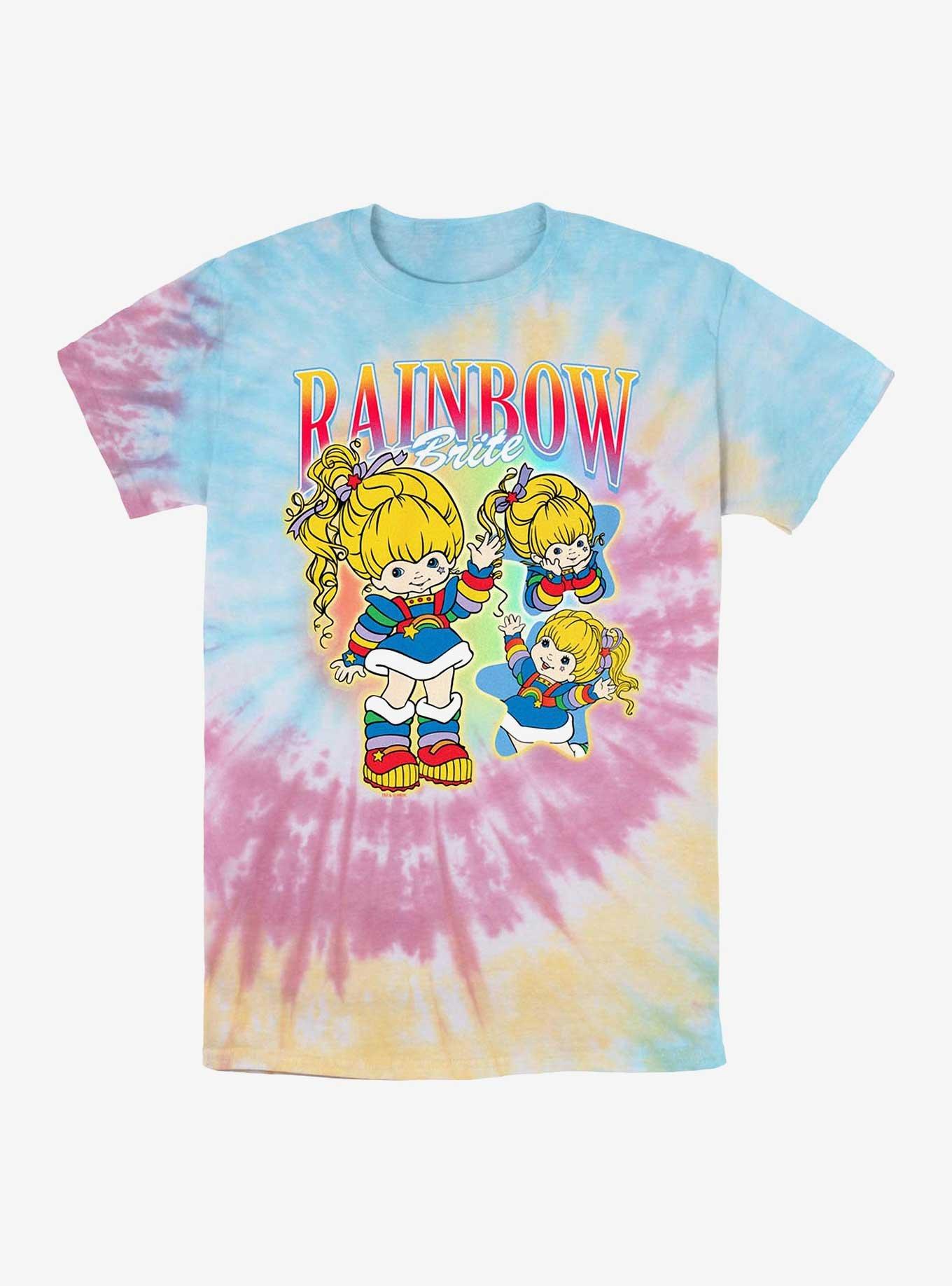 Rainbow Brite Y2K Brite Tie-Dye T-Shirt, BLUPNKLY, hi-res