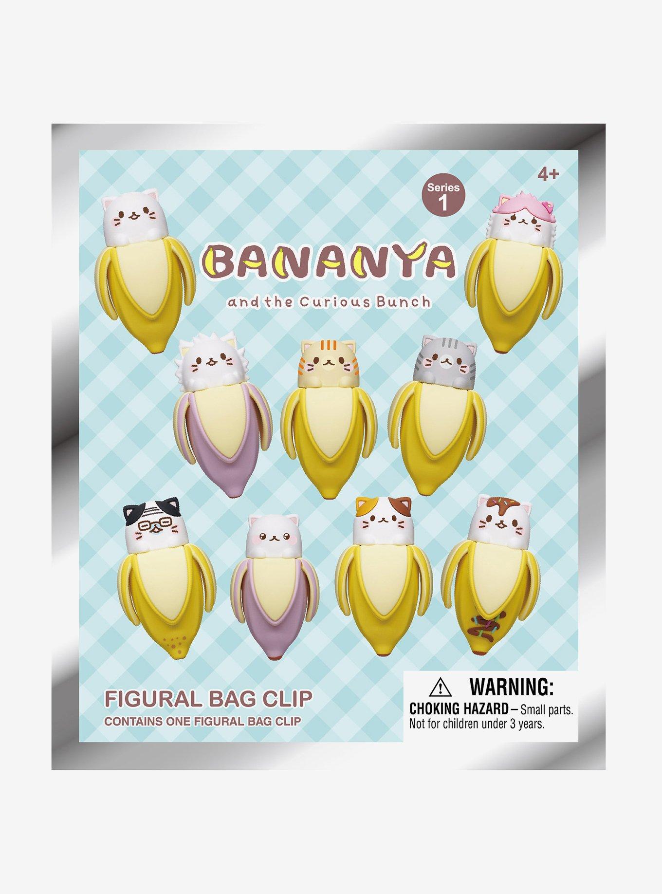 Bananya Characters Blind Bag Figural Bag Clip, , hi-res