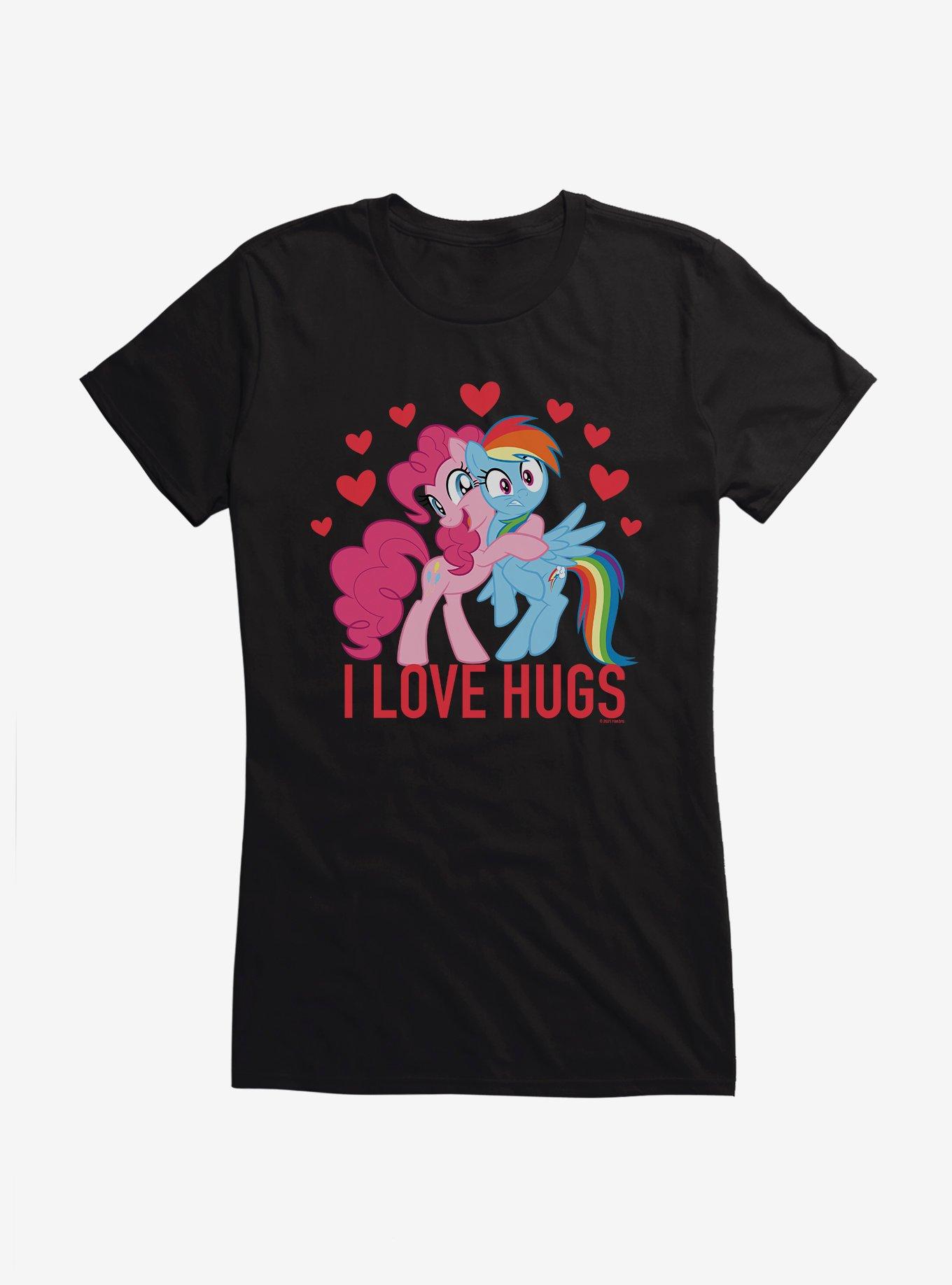 Hasbro My Little Pony I Love Hugs Girls T-Shirt, BLACK, hi-res