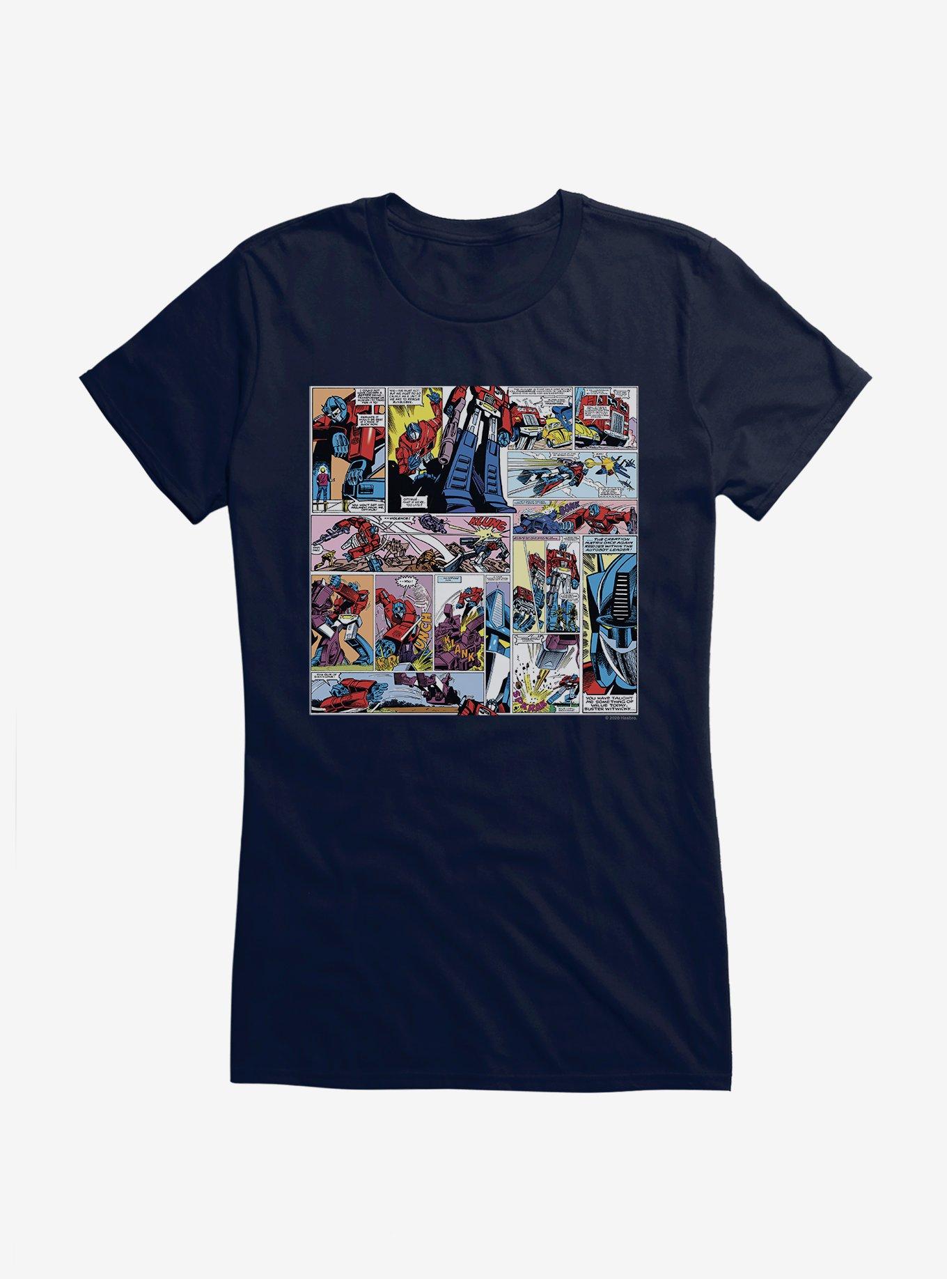 Transformers Comic Page Girls T-Shirt