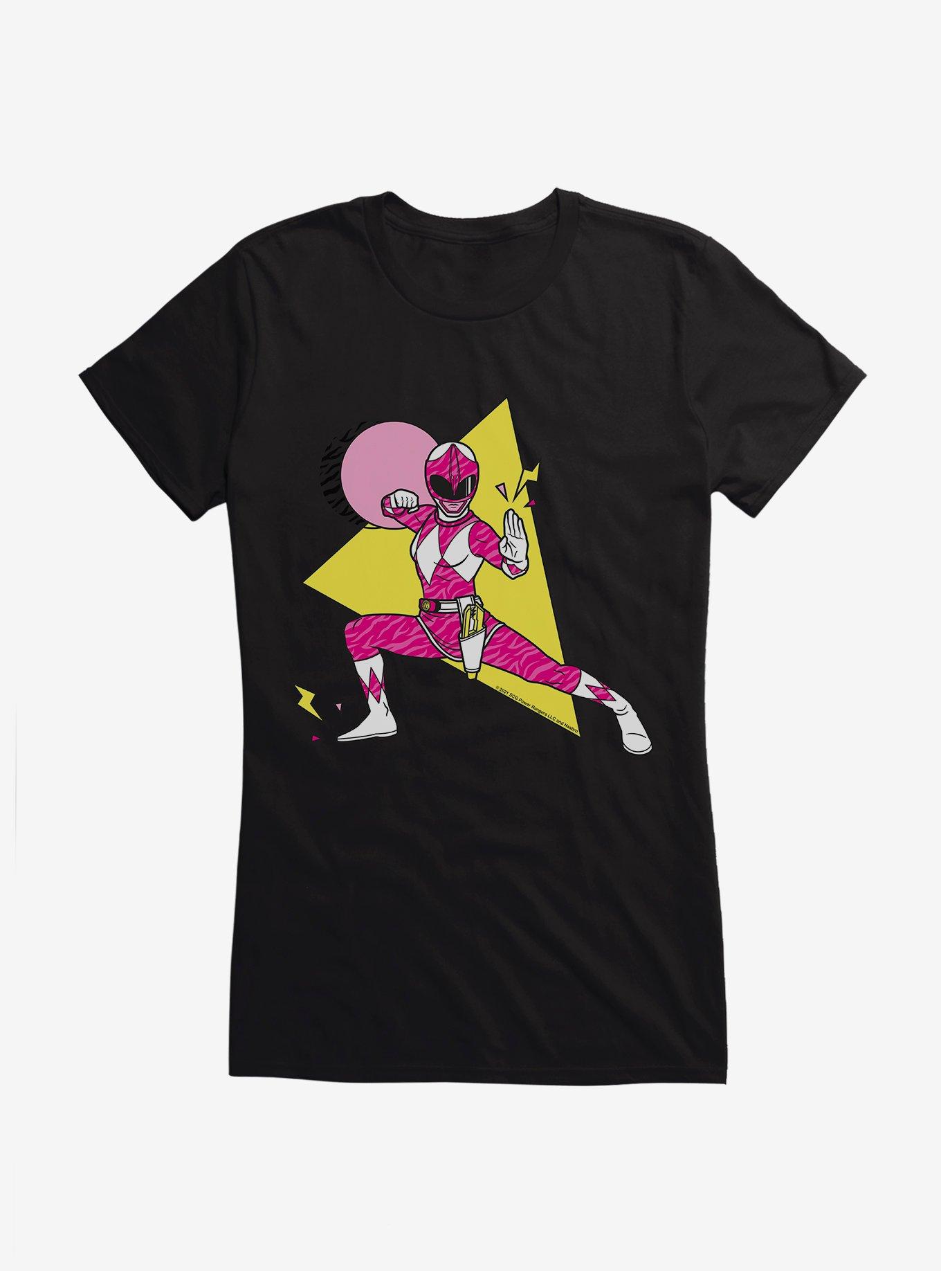 Mighty Morphin Power Rangers Pink Ranger Karate Move Girls T-Shrt, , hi-res