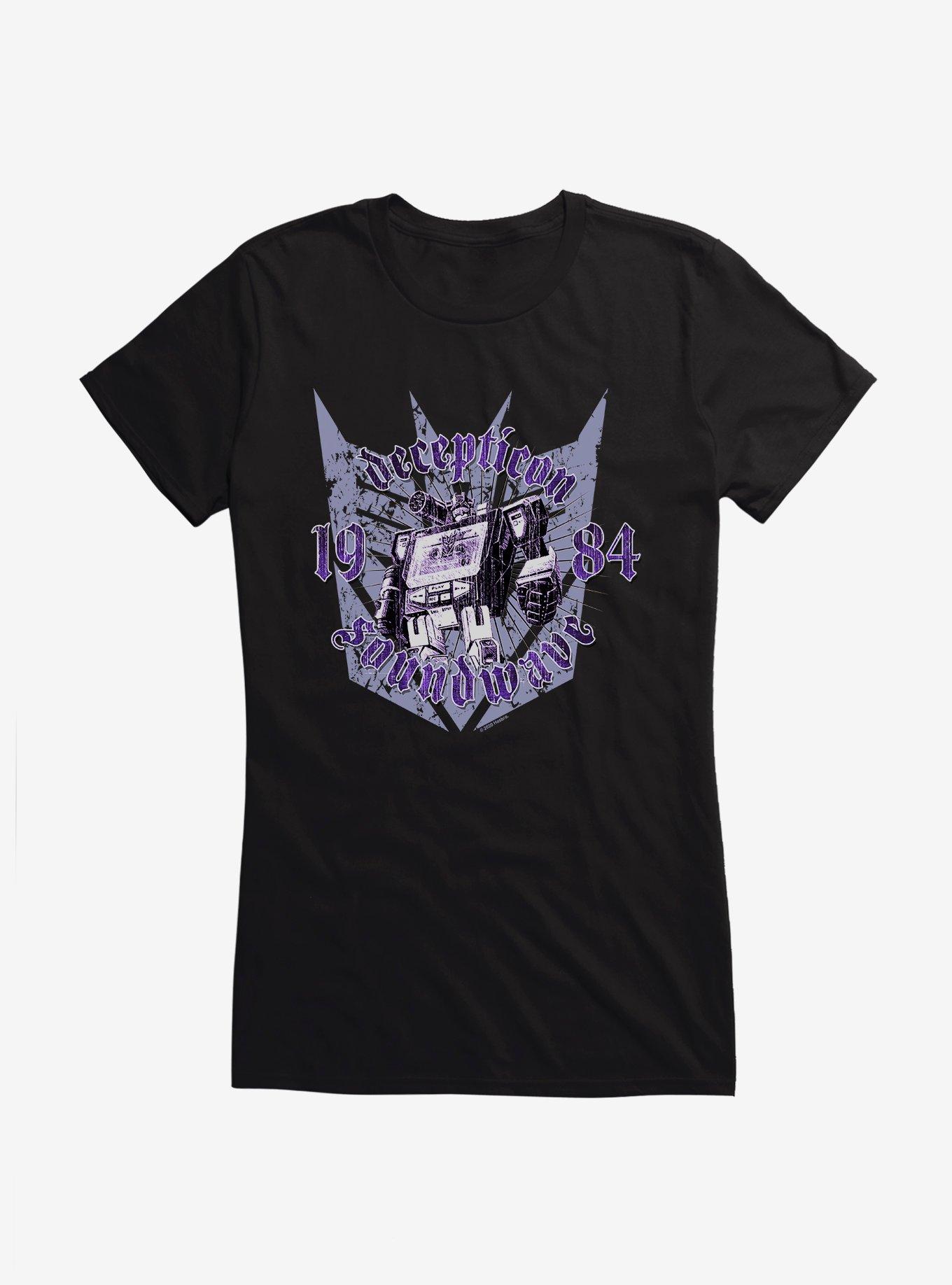 Transformers Decepticon Soundwave Girls T-Shirt, BLACK, hi-res