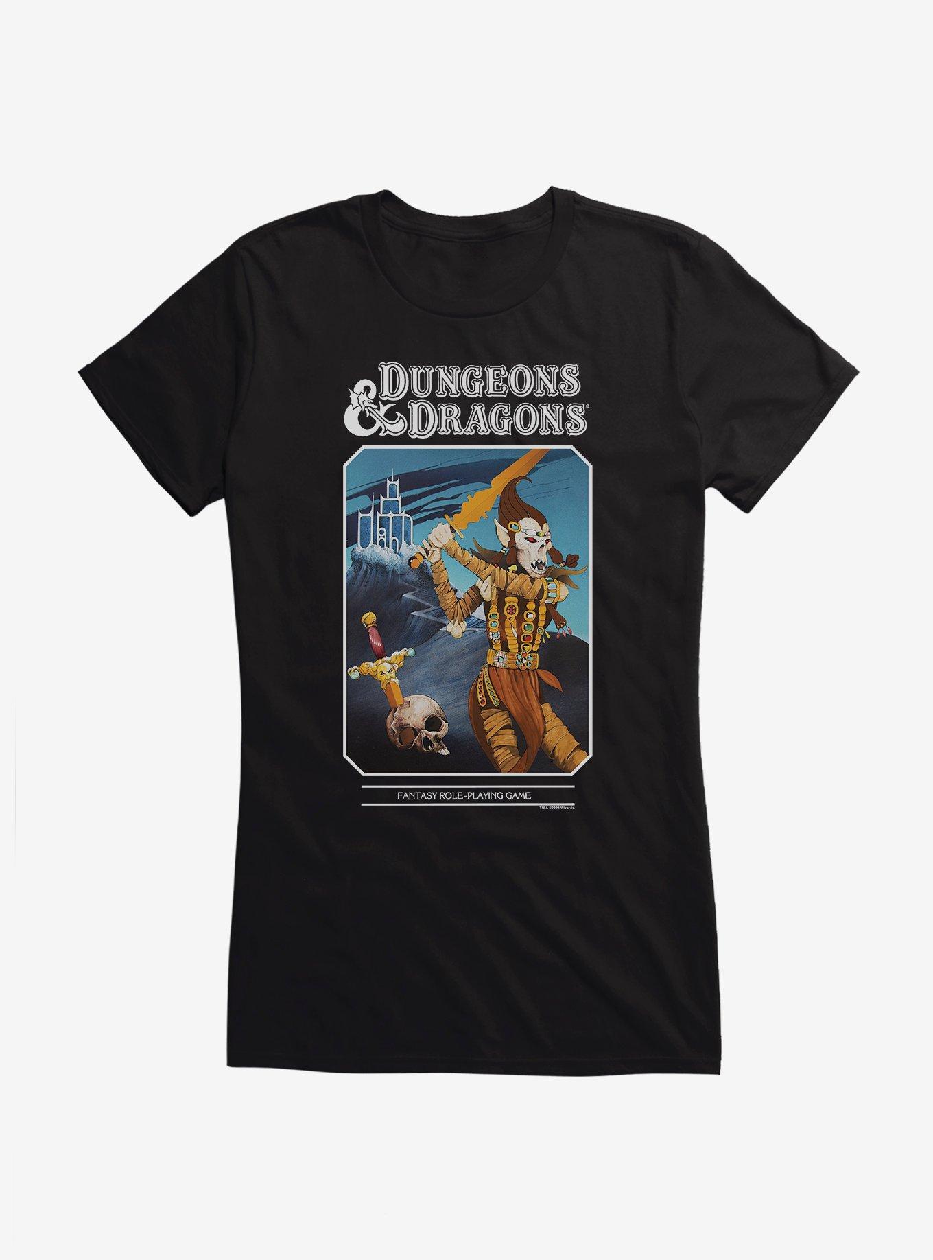 Dungeons & Dragons Vintage Attack or Flee Girls T-Shirt, , hi-res