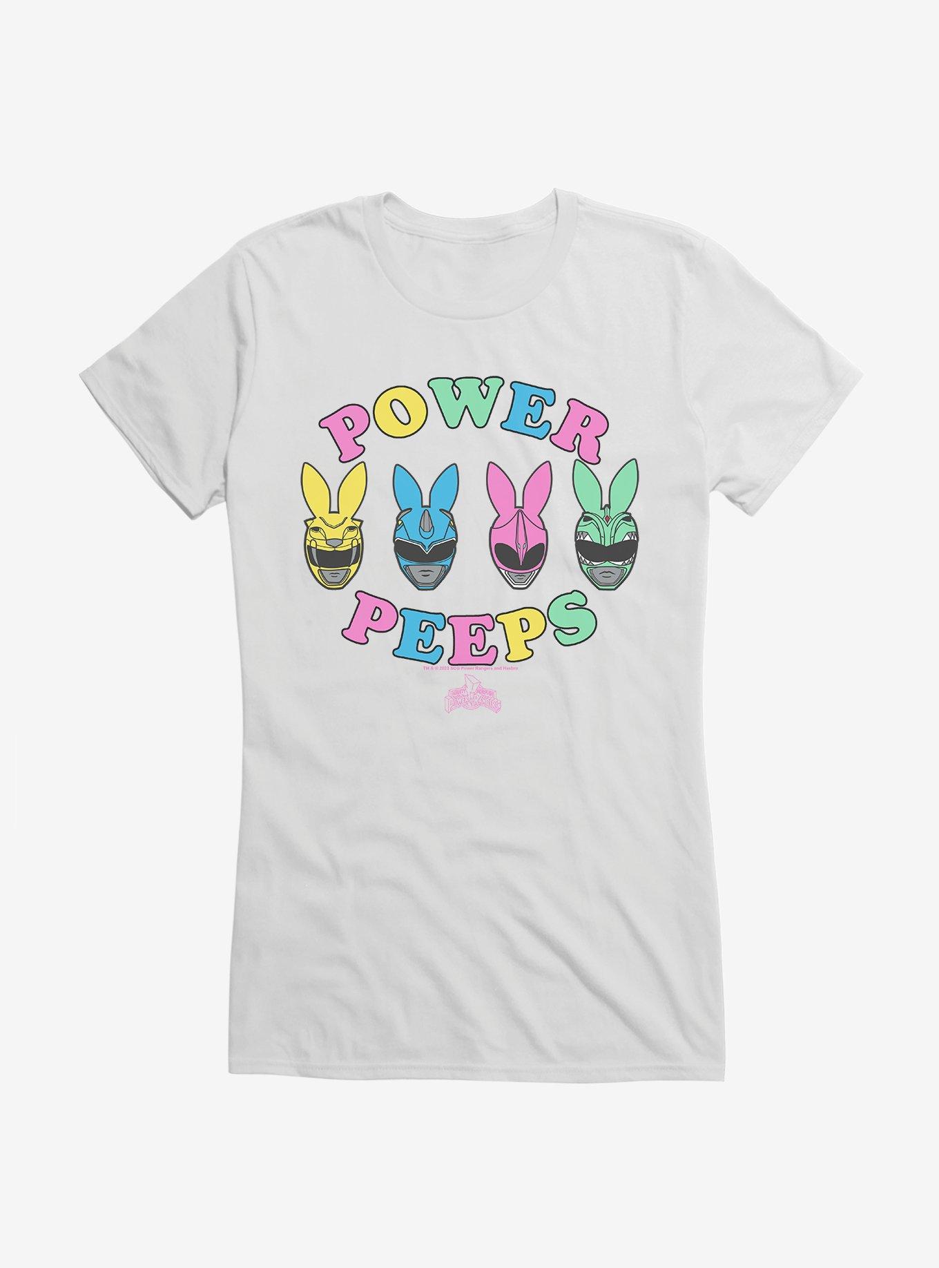 Mighty Morphin Power Rangers Power Peeps Girls T-Shirt