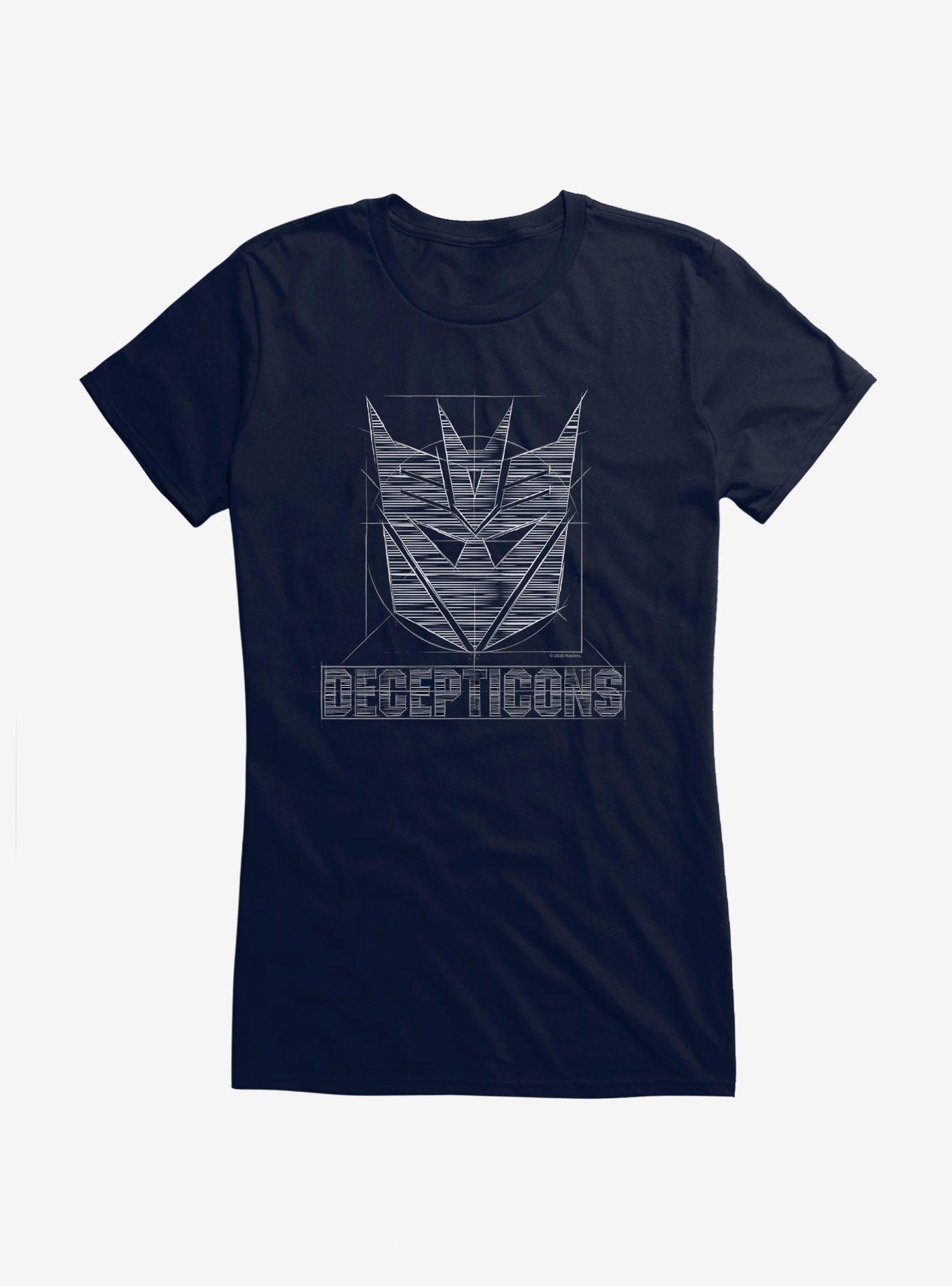 Transformers Decepticons Sketch Girls T-Shirt, , hi-res