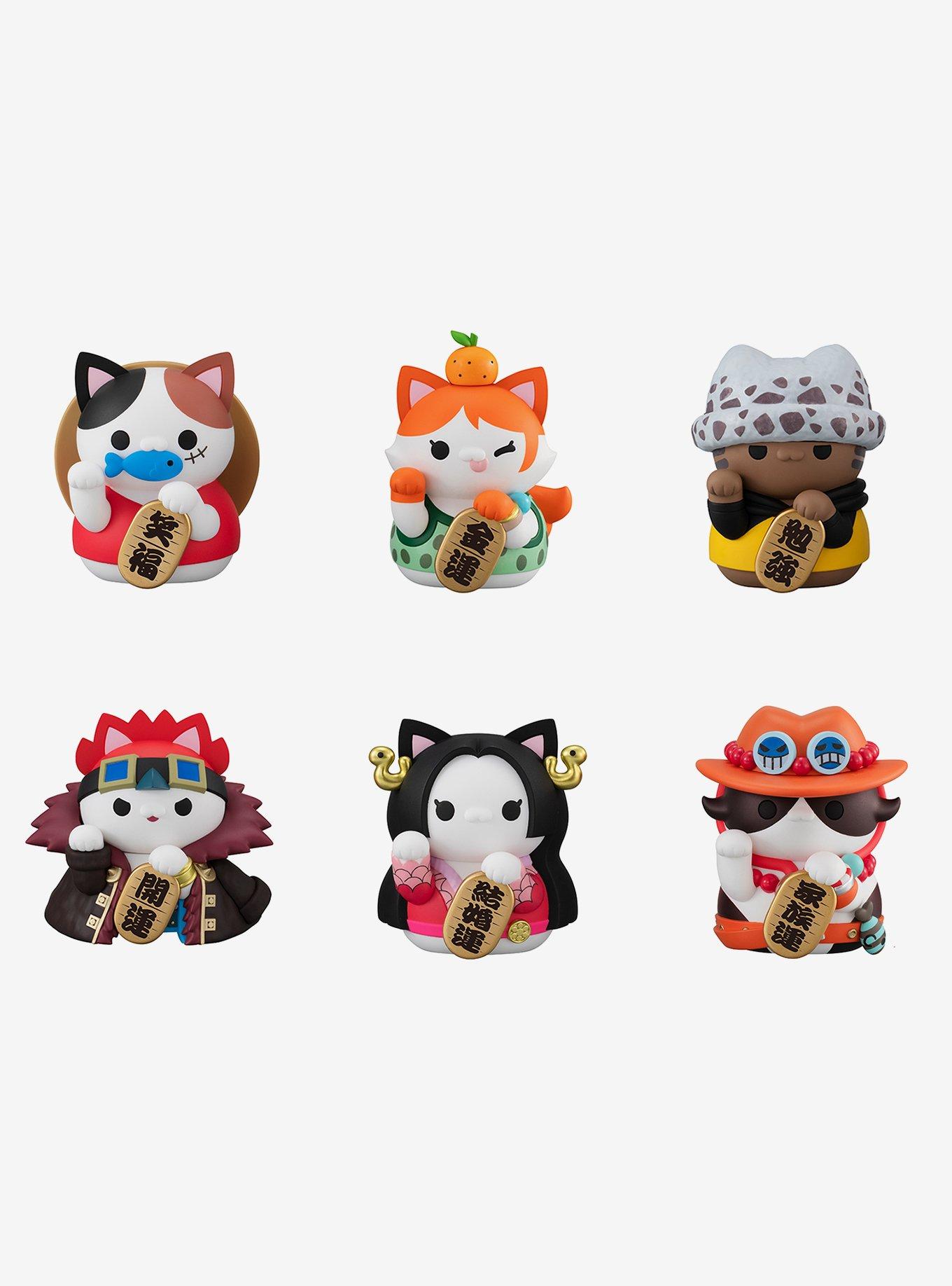 One Piece Mega Cat Project NyanPieceNyan! Maneki Neko Pose Blind Box Figure, , hi-res
