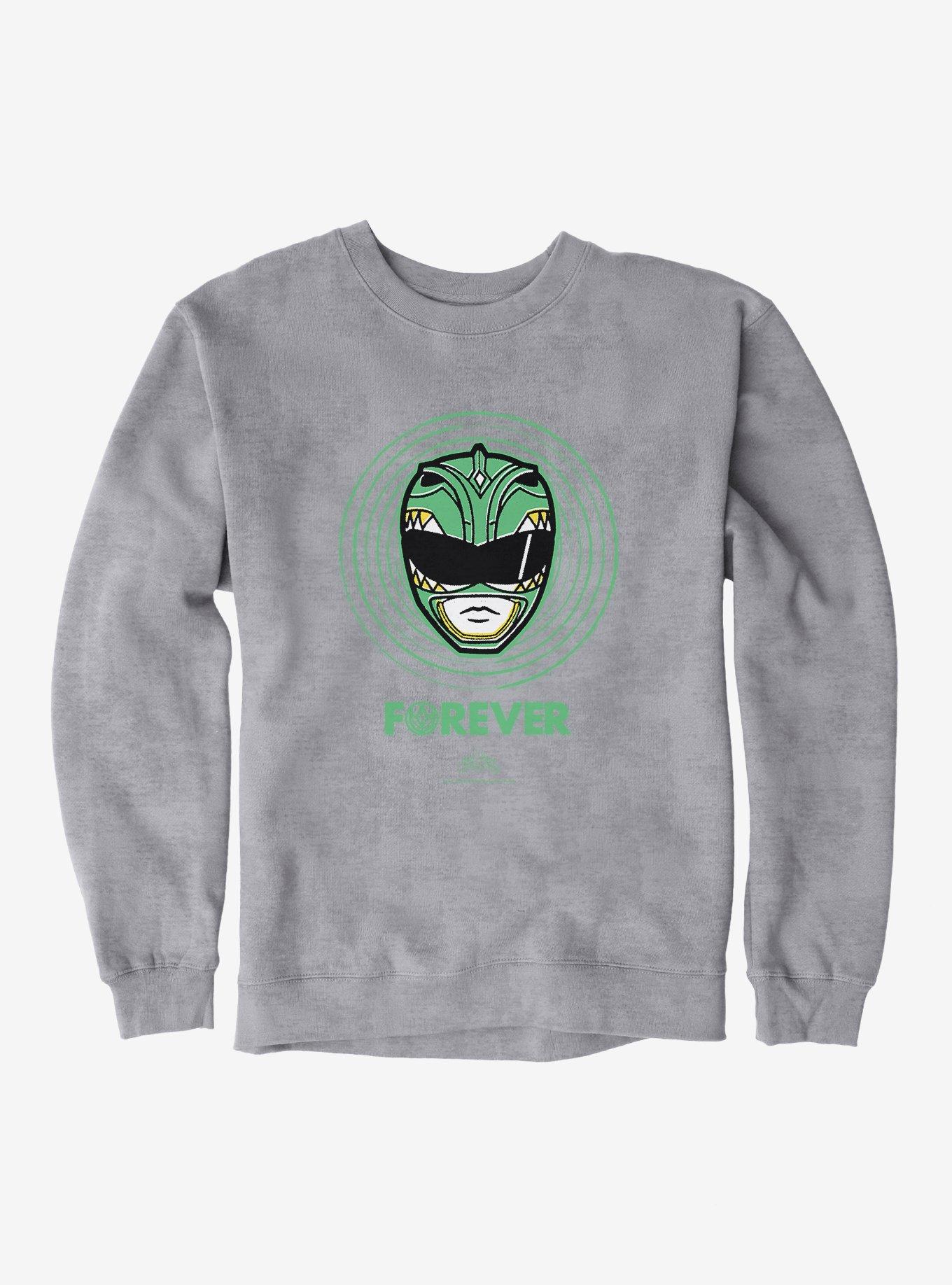 Mighty Morphin Power Rangers Green Ranger Forever Sweatshirt, SPORT GRAY, hi-res