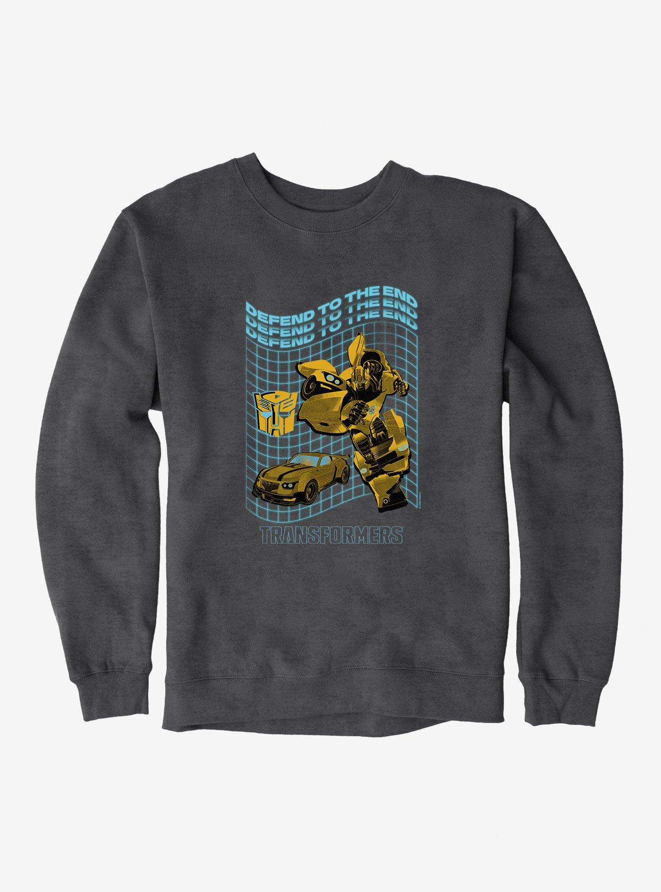 Transformers Defend To The End Bumblebee Sweatshirt, , hi-res