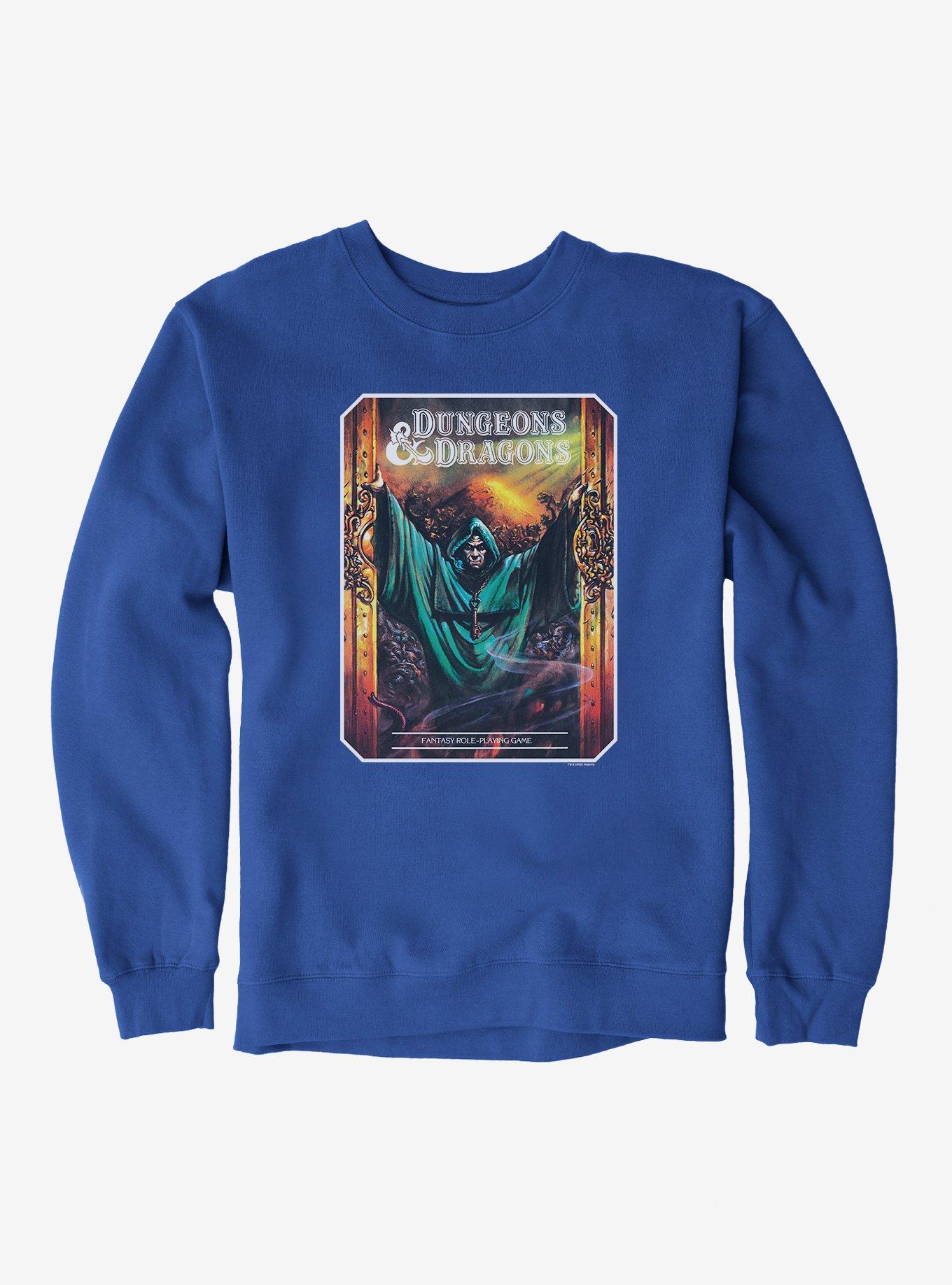 Dungeons & Dragons Vintage Sorcerer Sweatshirt, ROYAL, hi-res