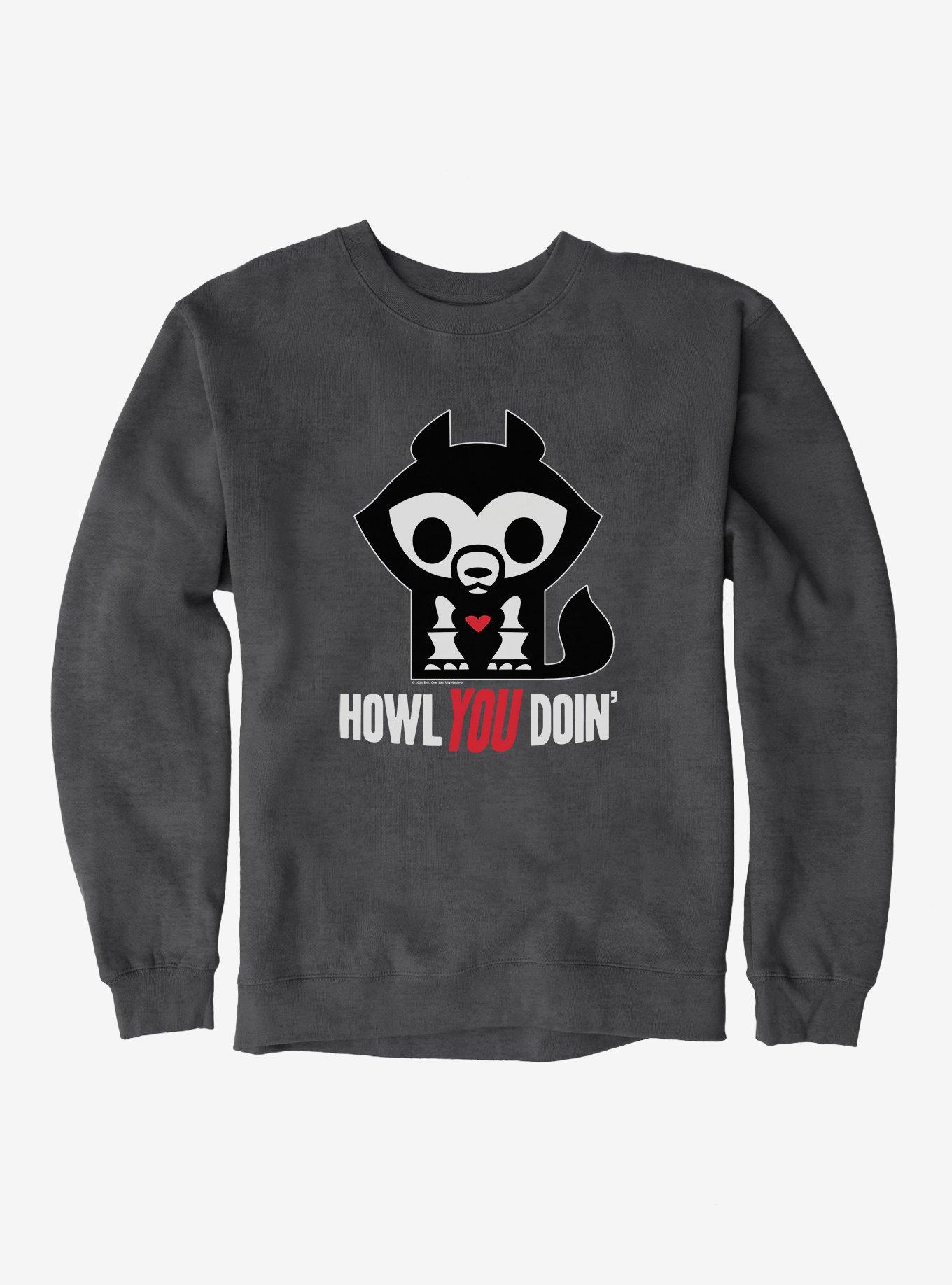 Skelanimals Jae Howl You Doin Sweatshirt, , hi-res