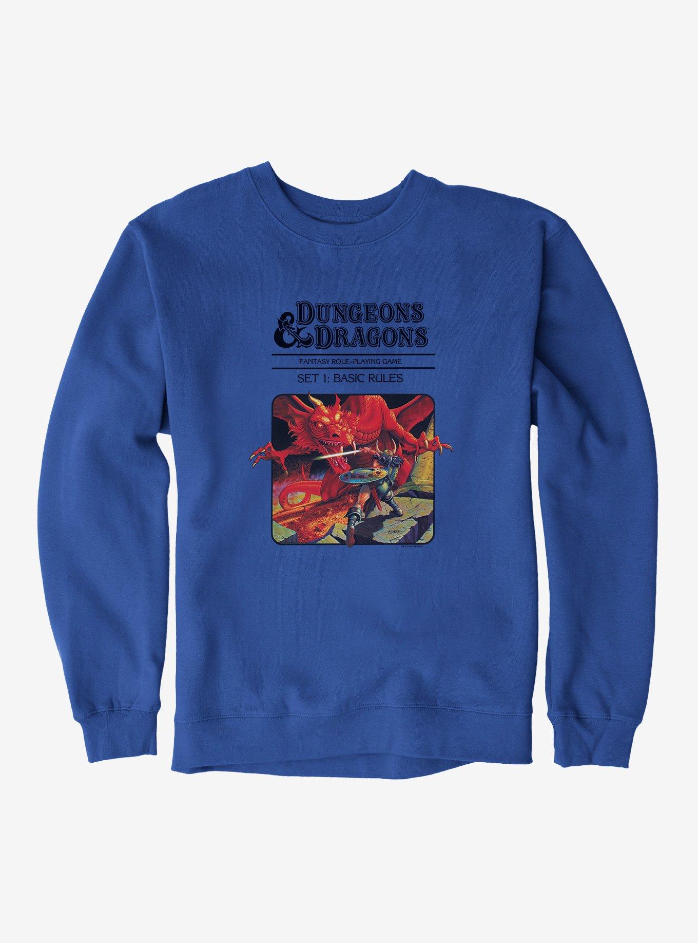 Dungeons & Dragons Vintage Dragon and the Knight Sweatshirt
