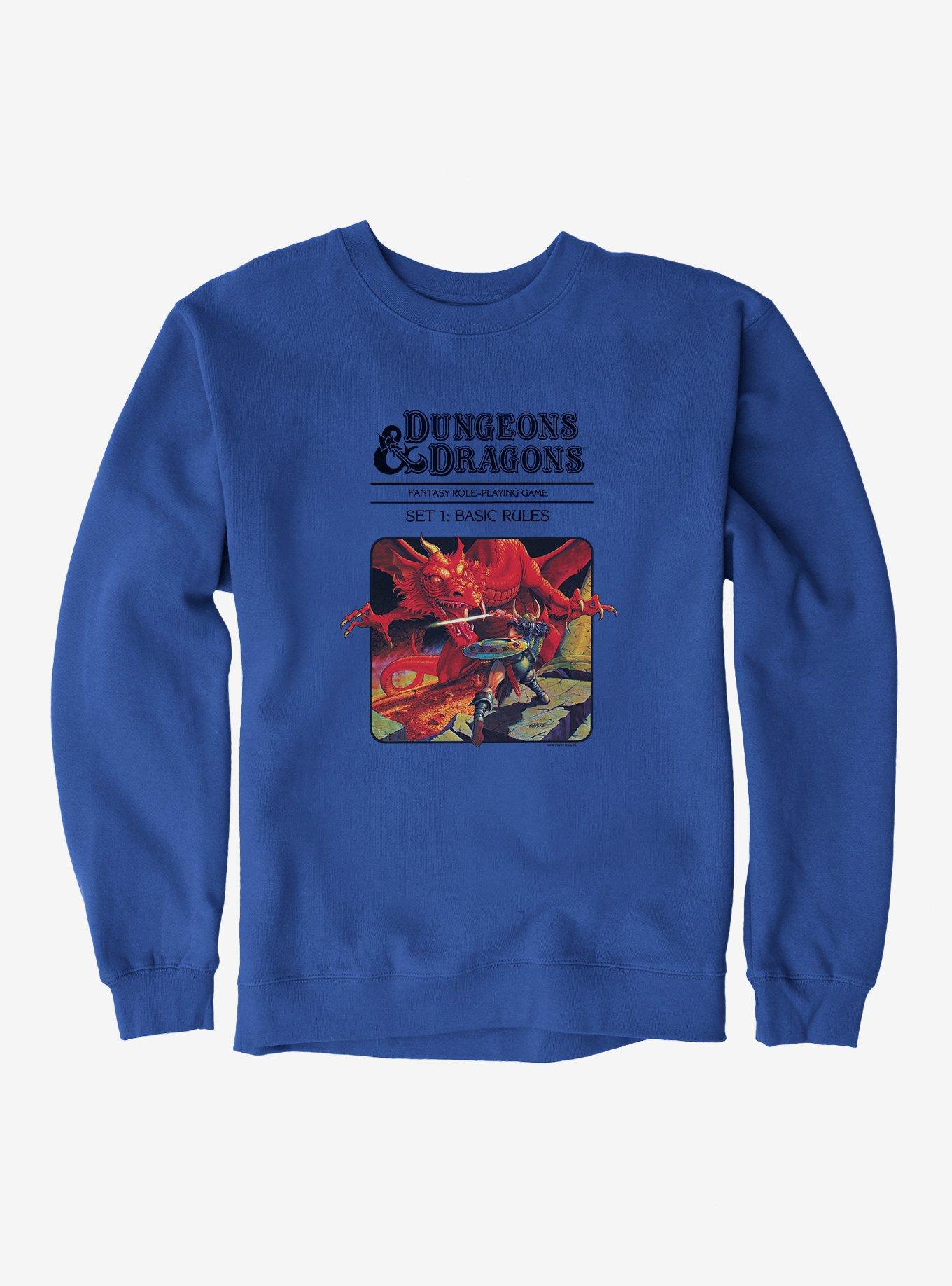 Dungeons & Dragons Vintage Dragon and the Knight Sweatshirt, , hi-res