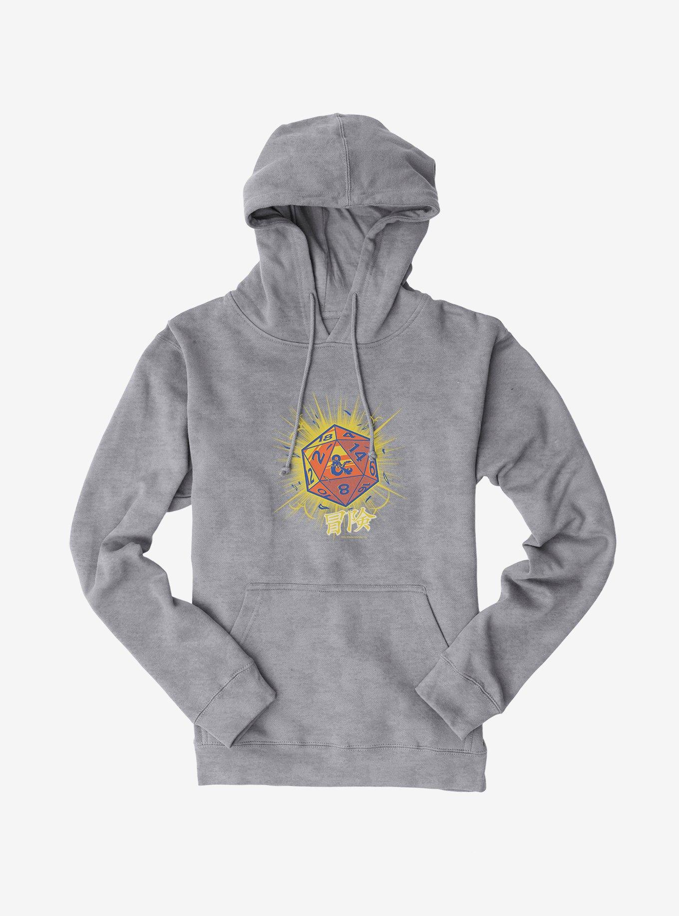 Dungeons & Dragons D20 Dice Asian Letters Hoodie, , hi-res