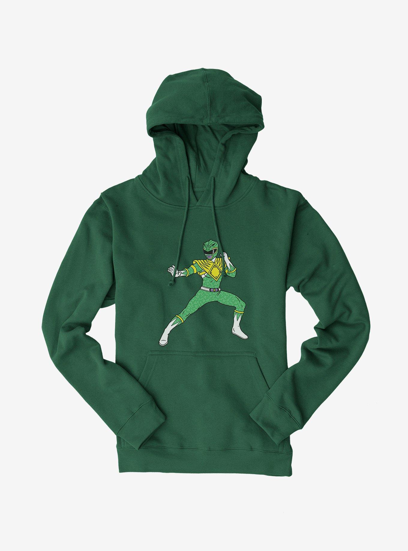 Mighty Morphin Power Rangers Green Ranger Action Move Hoodie