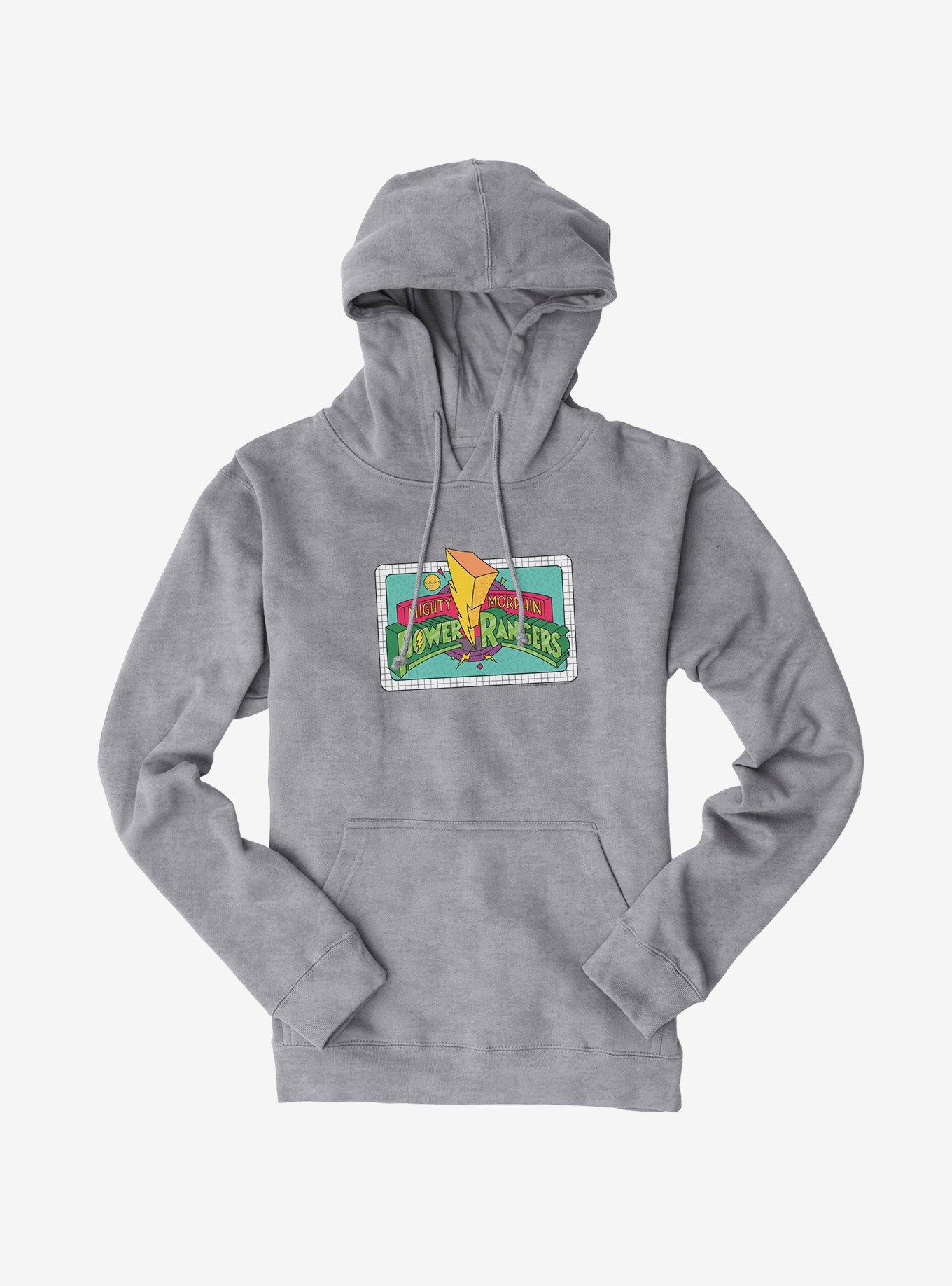 Mighty Morphin Power Rangers Color Sketch Logo Hoodie