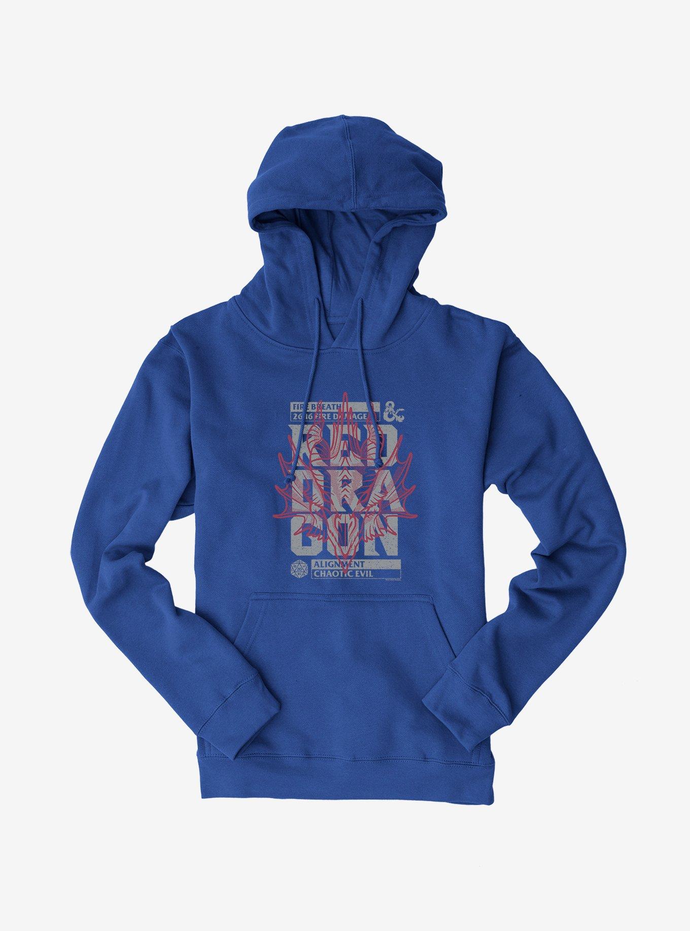 Dungeons & Dragons Chaotic Evil Retro Competition Cards Hoodie