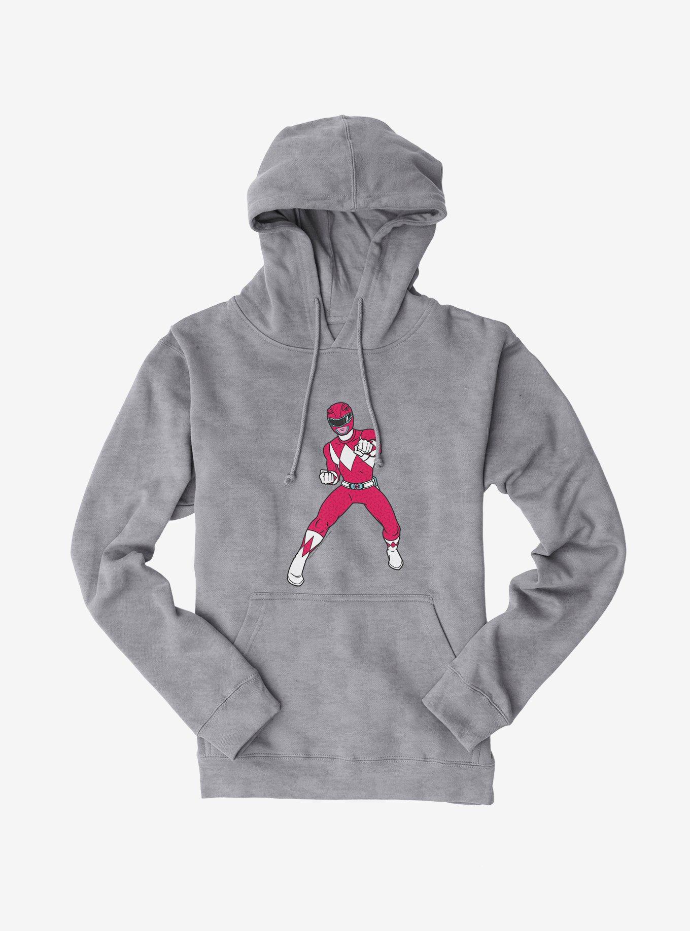 Mighty Morphin Power Rangers Red Ranger Punch Hoodie, SPORT GRAY, hi-res