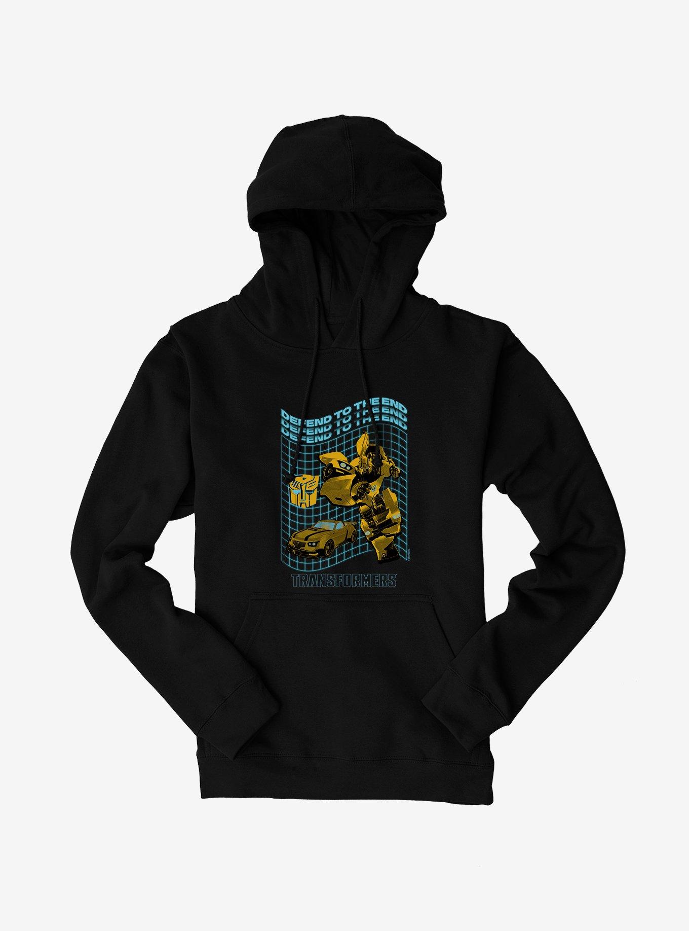 Transformers Defend To The End Bumblebee Hoodie, , hi-res