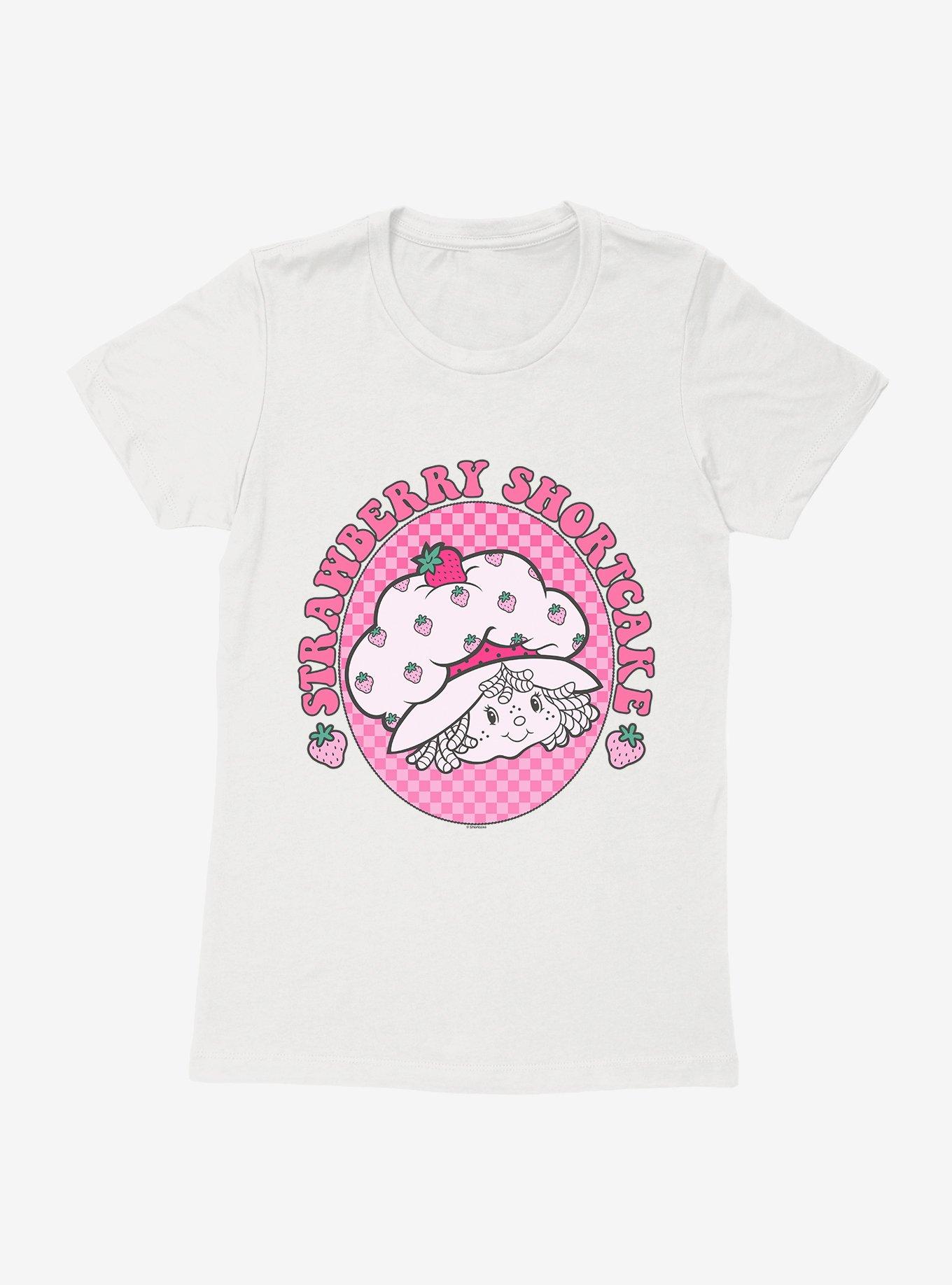 Strawberry Shortcake Pink Berries Womens T-Shirt, WHITE, hi-res