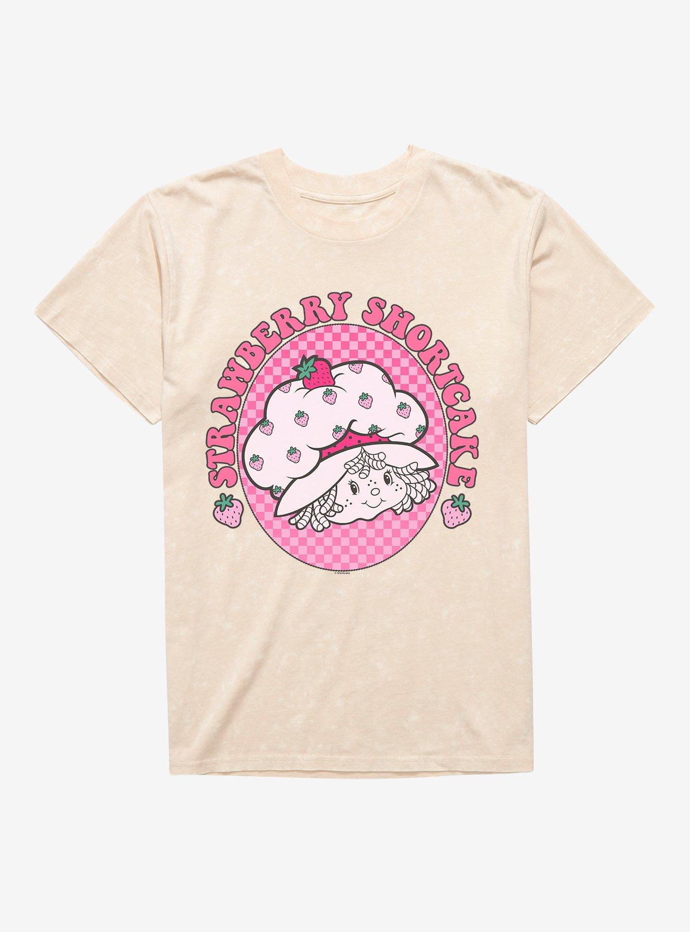 Strawberry Shortcake Pink Berries Mineral Wash T-Shirt, , hi-res