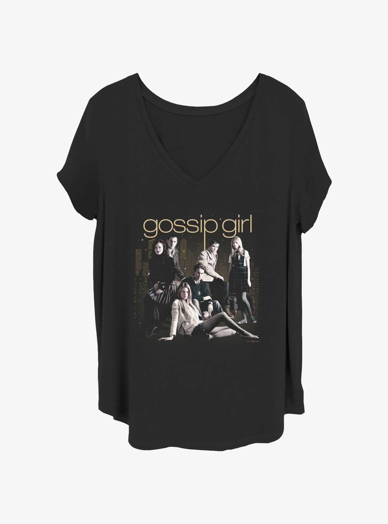 Gossip Girl Cast Womens T-Shirt Plus Size, , hi-res