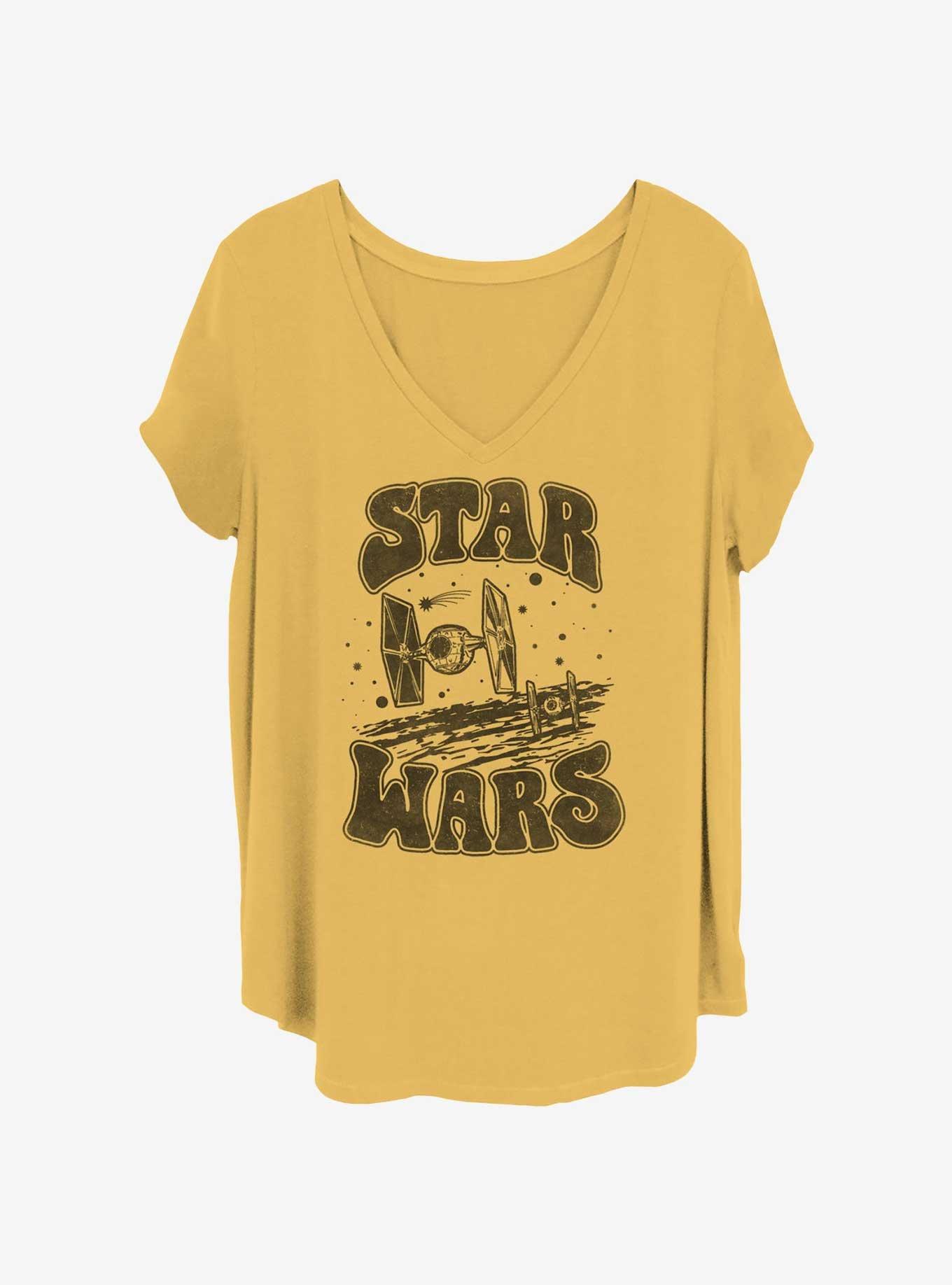 Star Wars Groovy Womens T-Shirt Plus Size