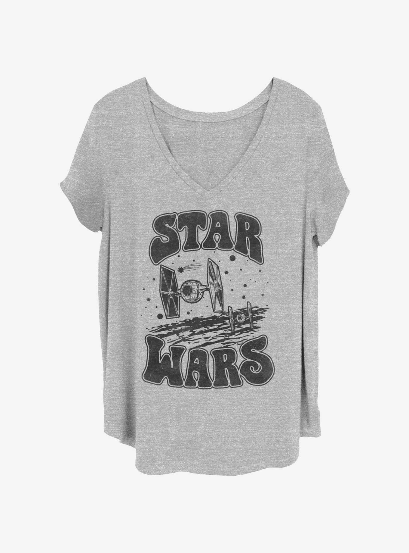 Star Wars Groovy Womens T-Shirt Plus Size