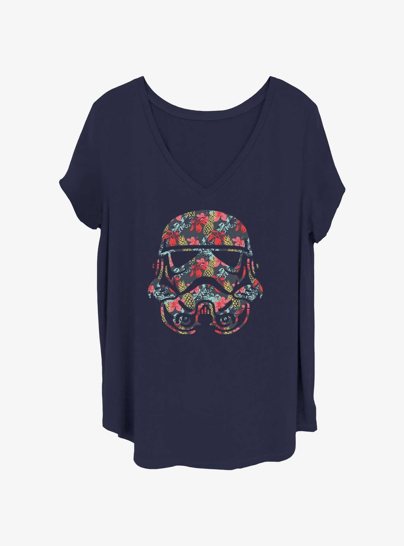 Star Wars Stormtrooper Tropical Womens T-Shirt Plus Size