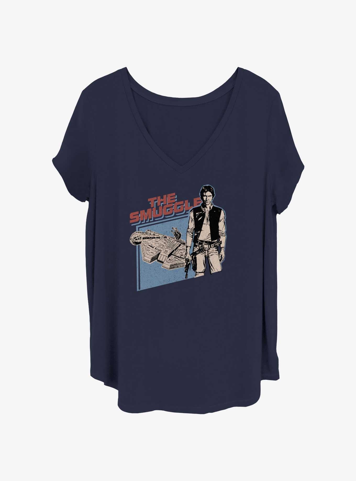 Star Wars Han The Smuggler Womens T-Shirt Plus Size, , hi-res