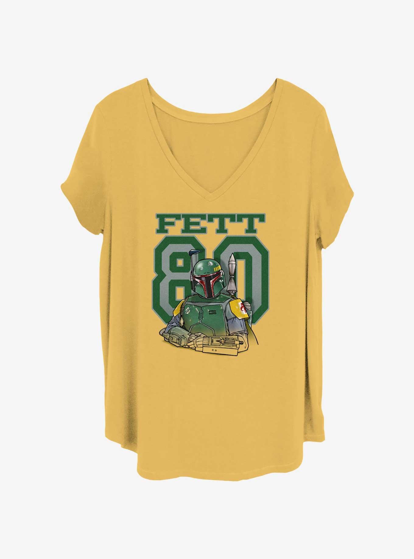 Star Wars Fett Womens T-Shirt Plus Size, OCHRE, hi-res