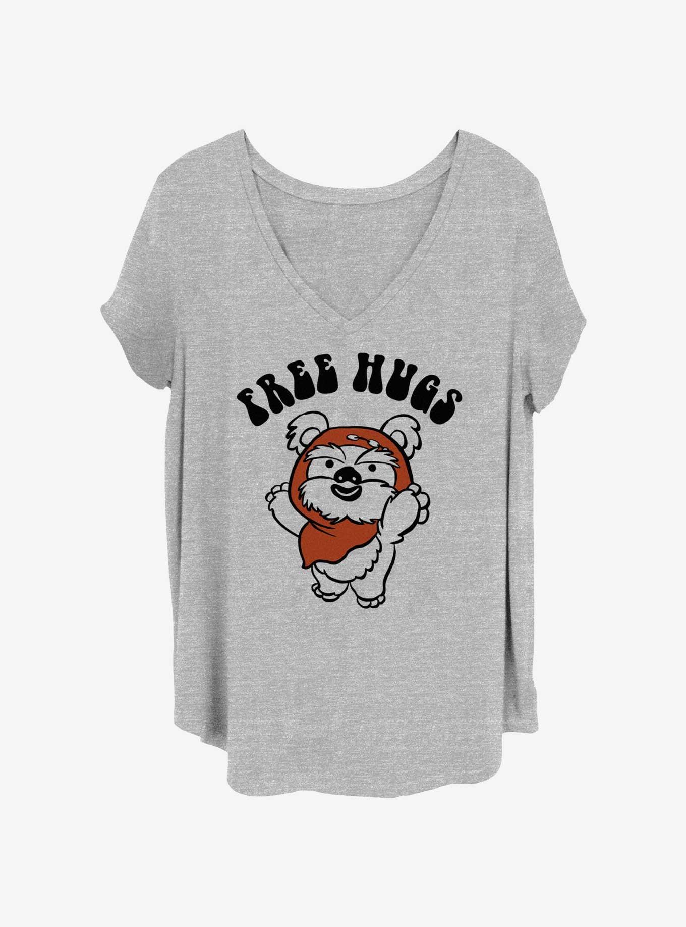 Star Wars Free Hugs Ewok Womens T-Shirt Plus Size, , hi-res