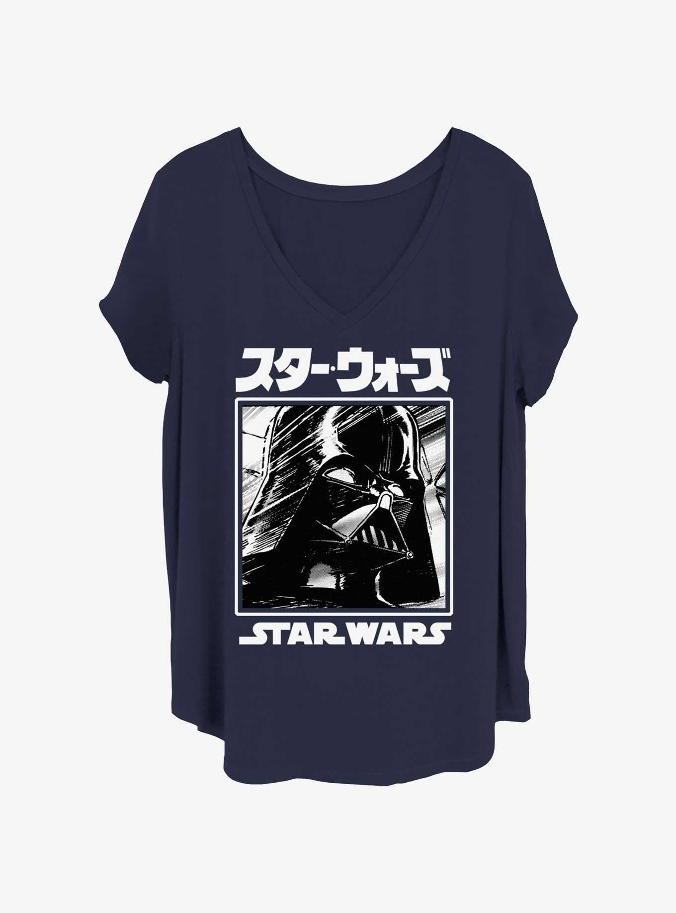 Star Wars Vader Pilot Womens T-Shirt Plus Size, NAVY, hi-res