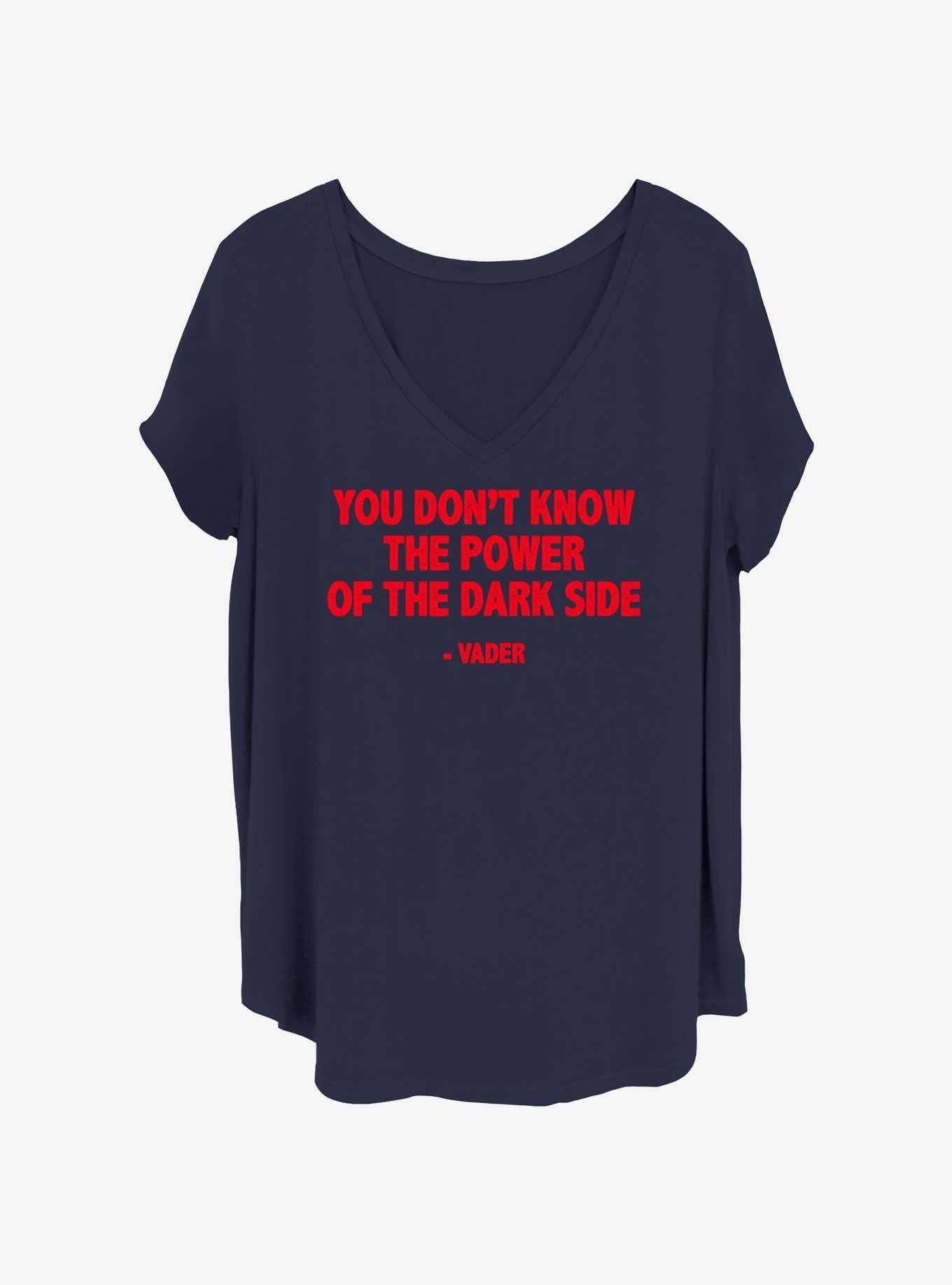 Star Wars Vader Faith Womens T-Shirt Plus Size, NAVY, hi-res