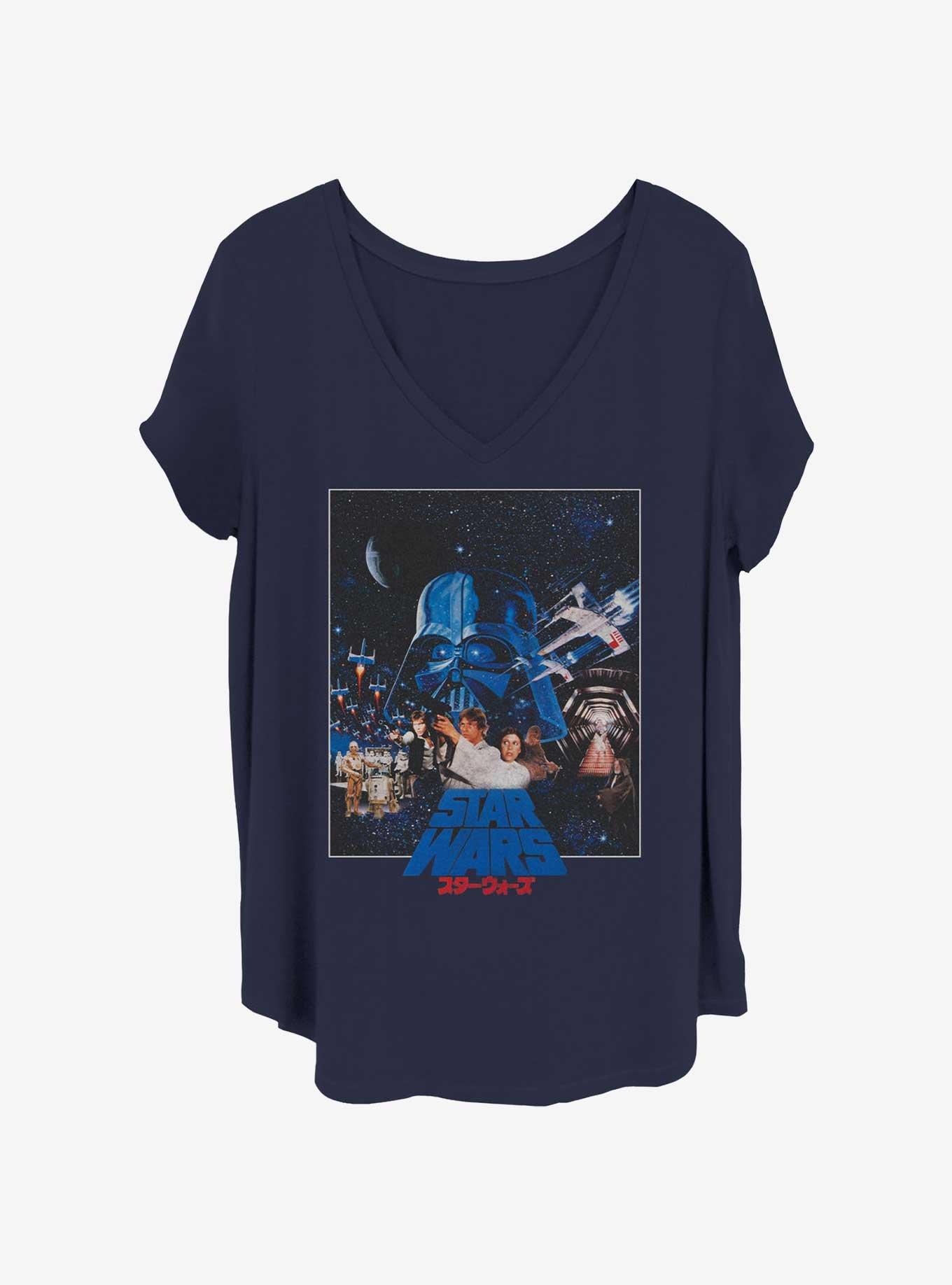 Star Wars Classic Poster Womens T-Shirt Plus Size, , hi-res