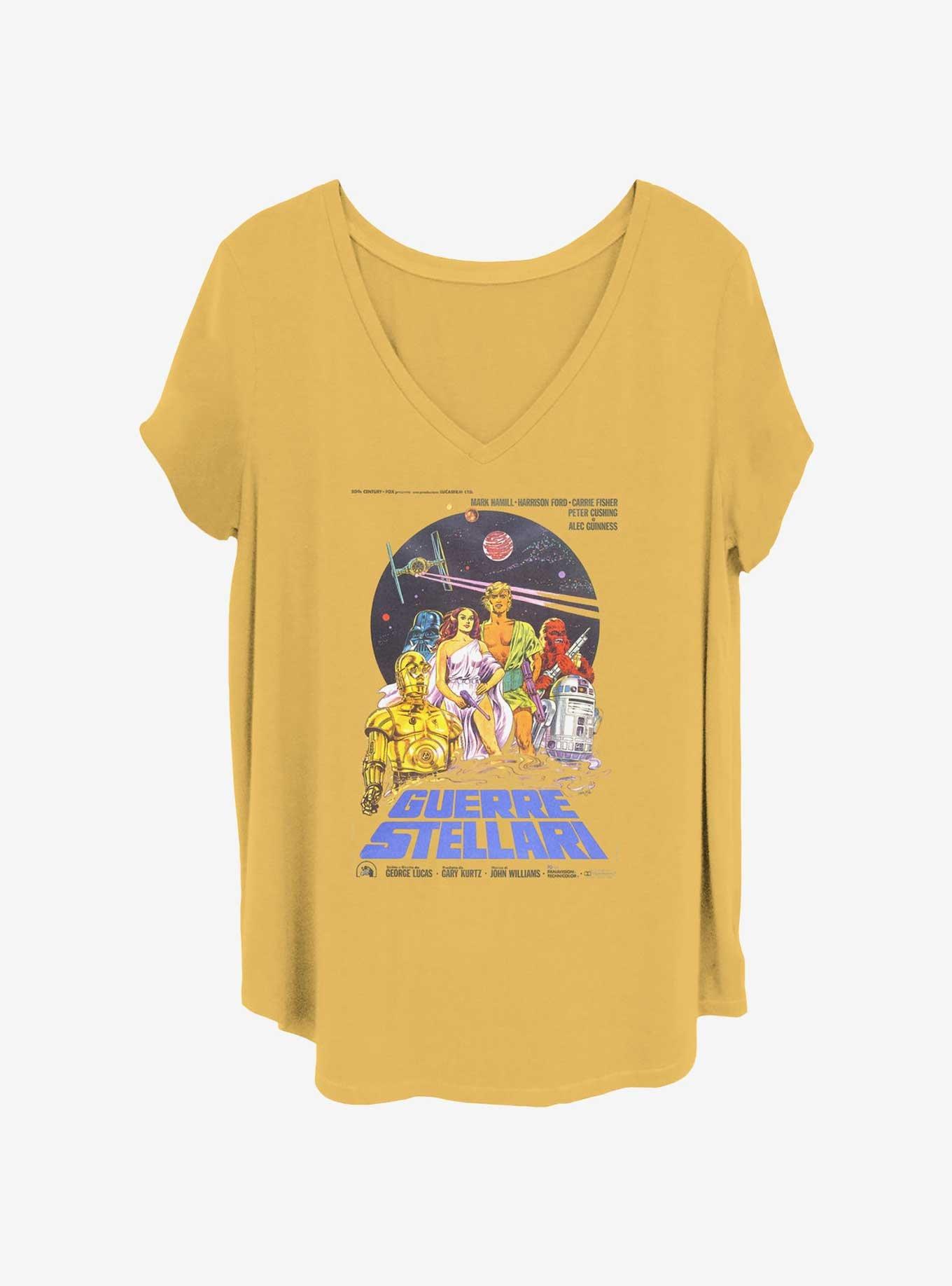 Star Wars Guerre Stellari Womens T-Shirt Plus Size, , hi-res