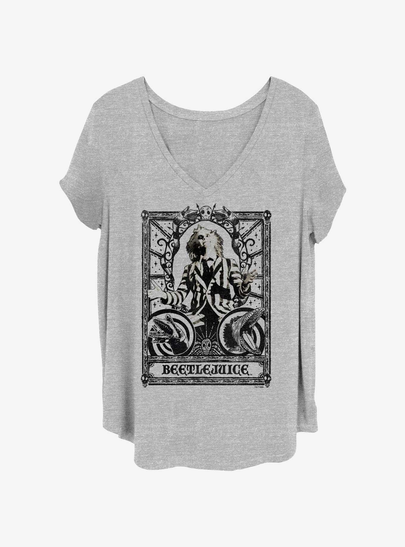 Beetlejuice Tarot Card Womens T-Shirt Plus Size, , hi-res