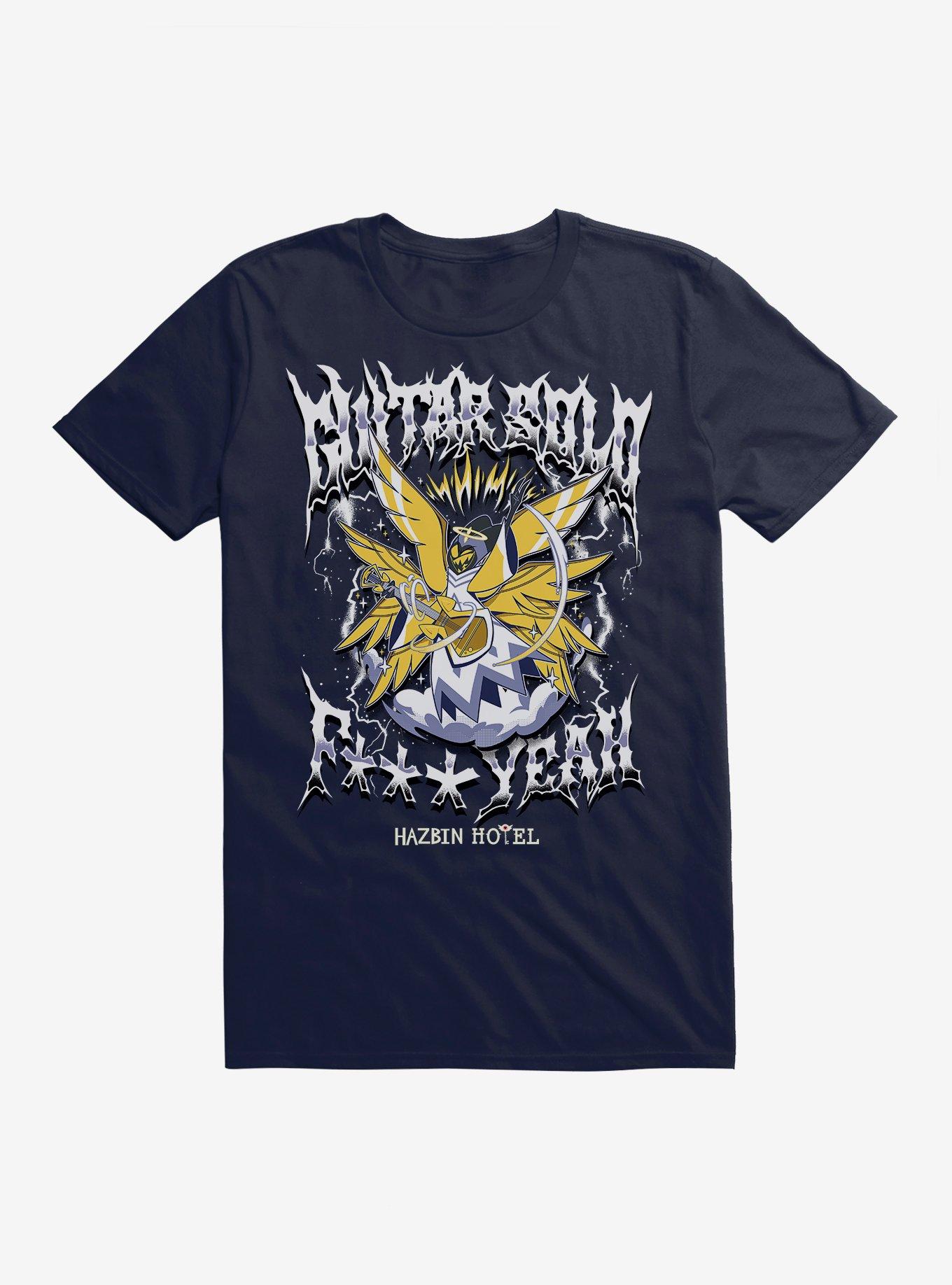 Hazbin Hotel Adam Guitar Solo T-Shirt, NAVY, hi-res