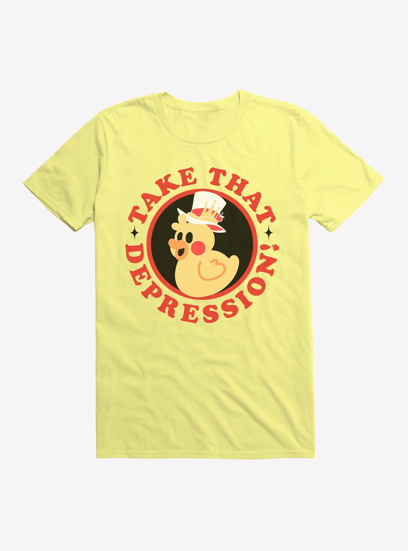 Hazbin Hotel Take That Depression T-Shirt, CORN SILK, hi-res