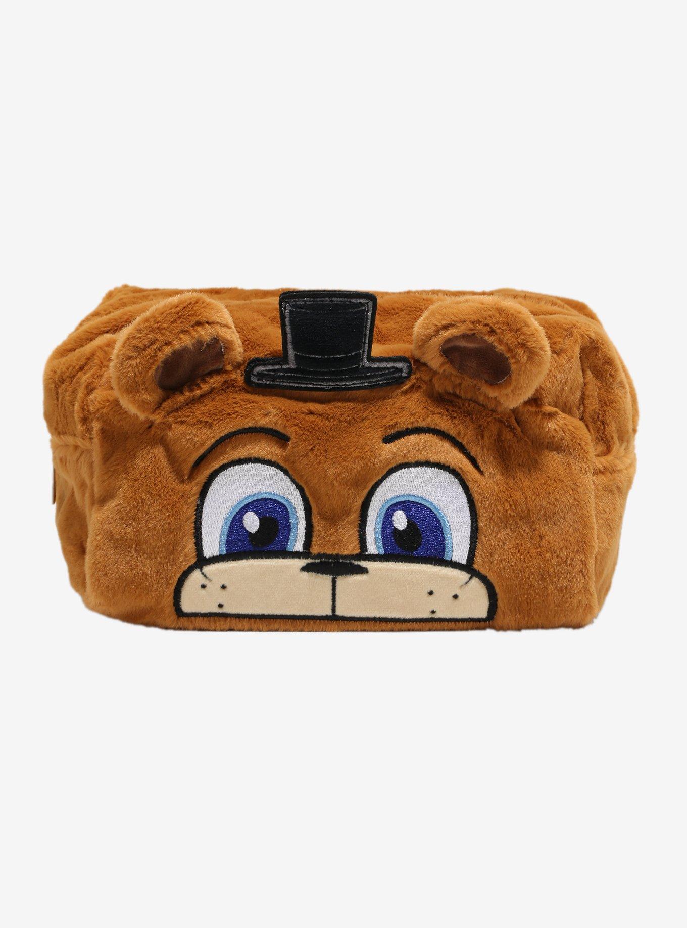 Five Nights At Freddy's Fuzzy Freddy Makeup Bag, , hi-res