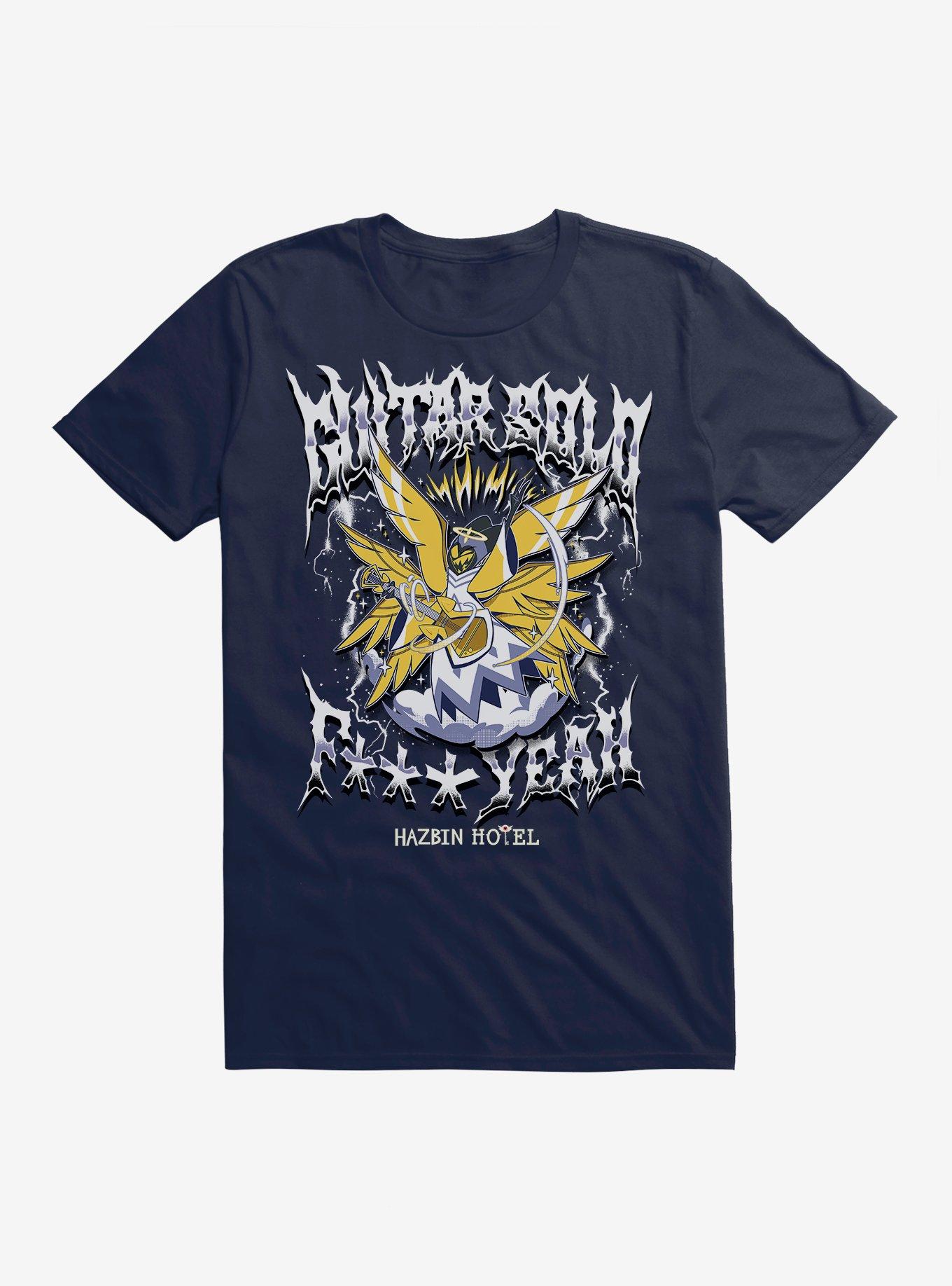 Hazbin Hotel Adam Guitar Solo T-Shirt, MIDNIGHT NAVY, hi-res