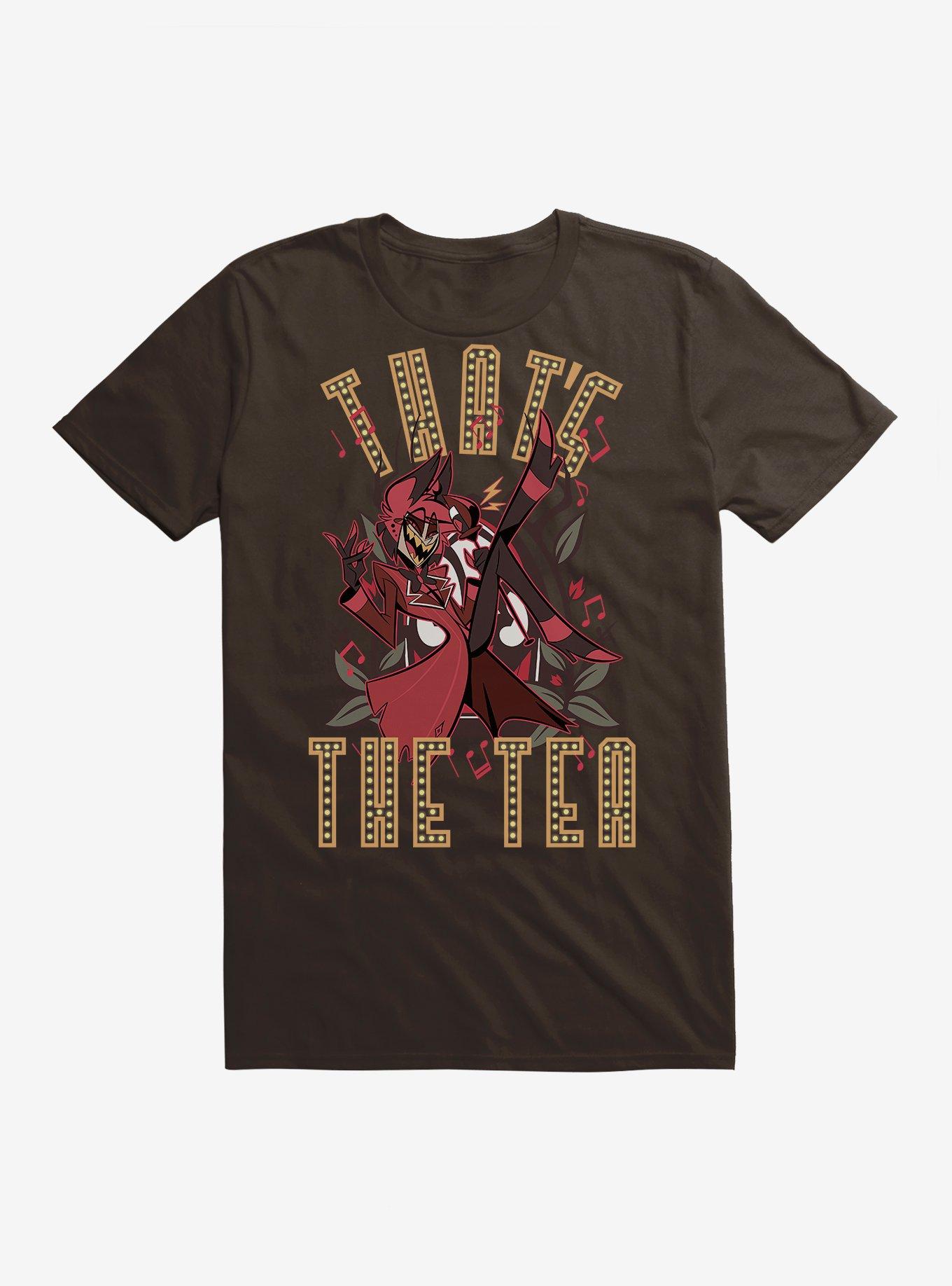 Hazbin Hotel Alastor That's The Tea T-Shirt, DARK CHOCOLATE, hi-res